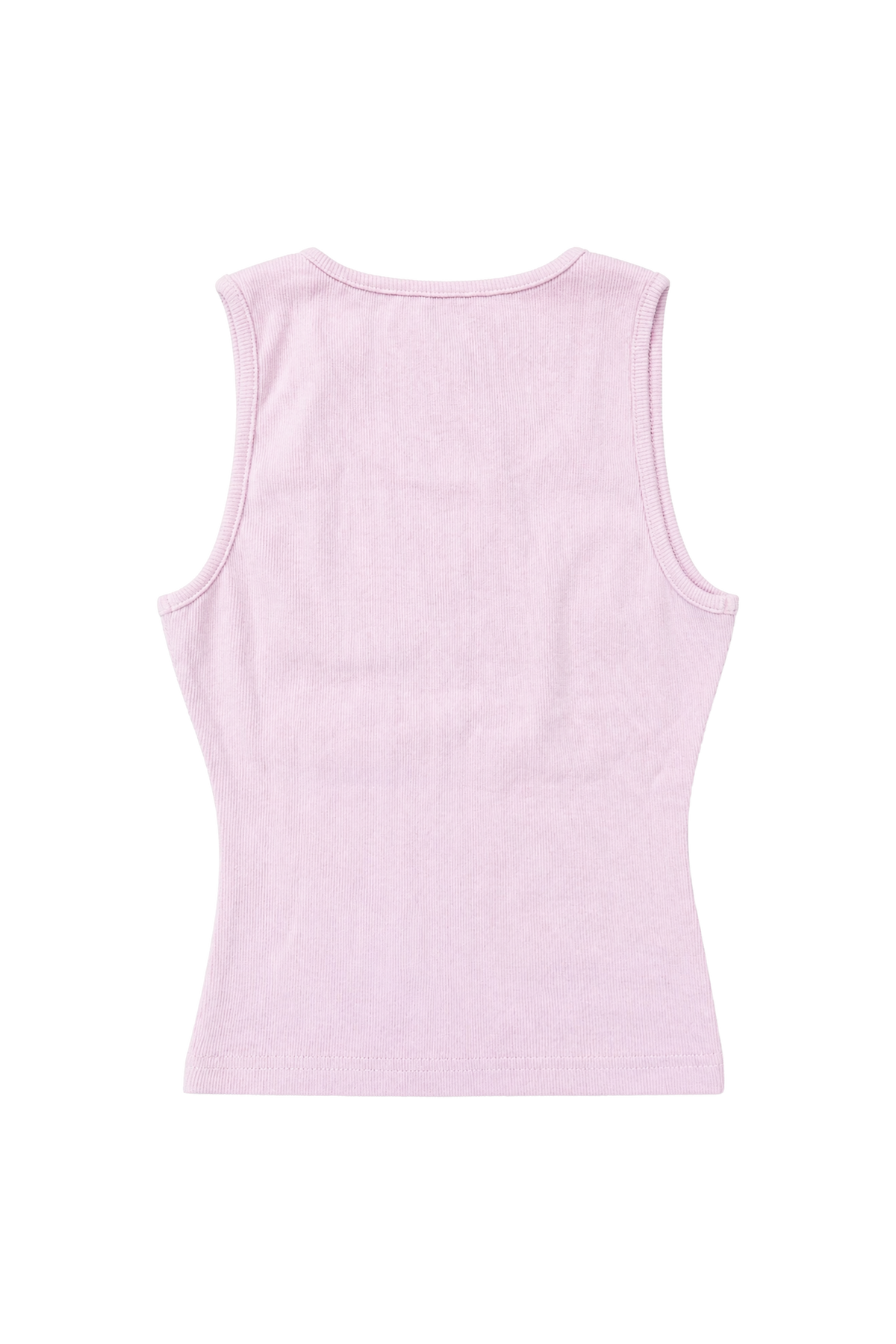 Stud Rib Tank Top Light Lilac