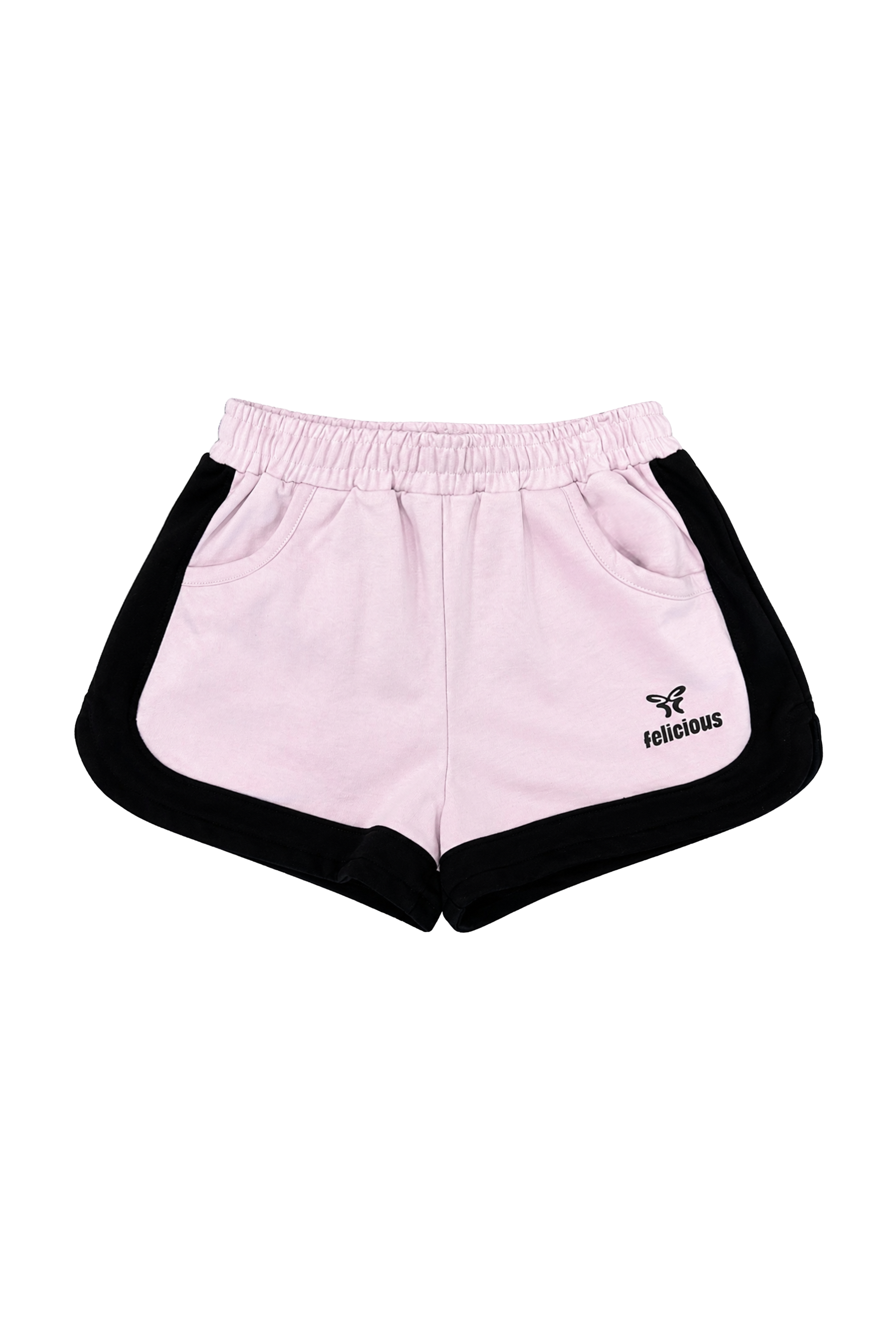 Contrast Logo Shorts Light Lilac
