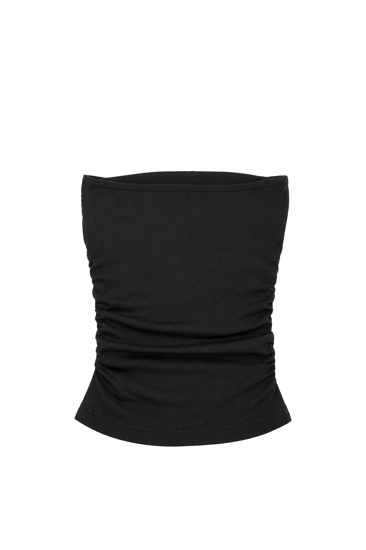 Tube Top Butterfly Charm Black