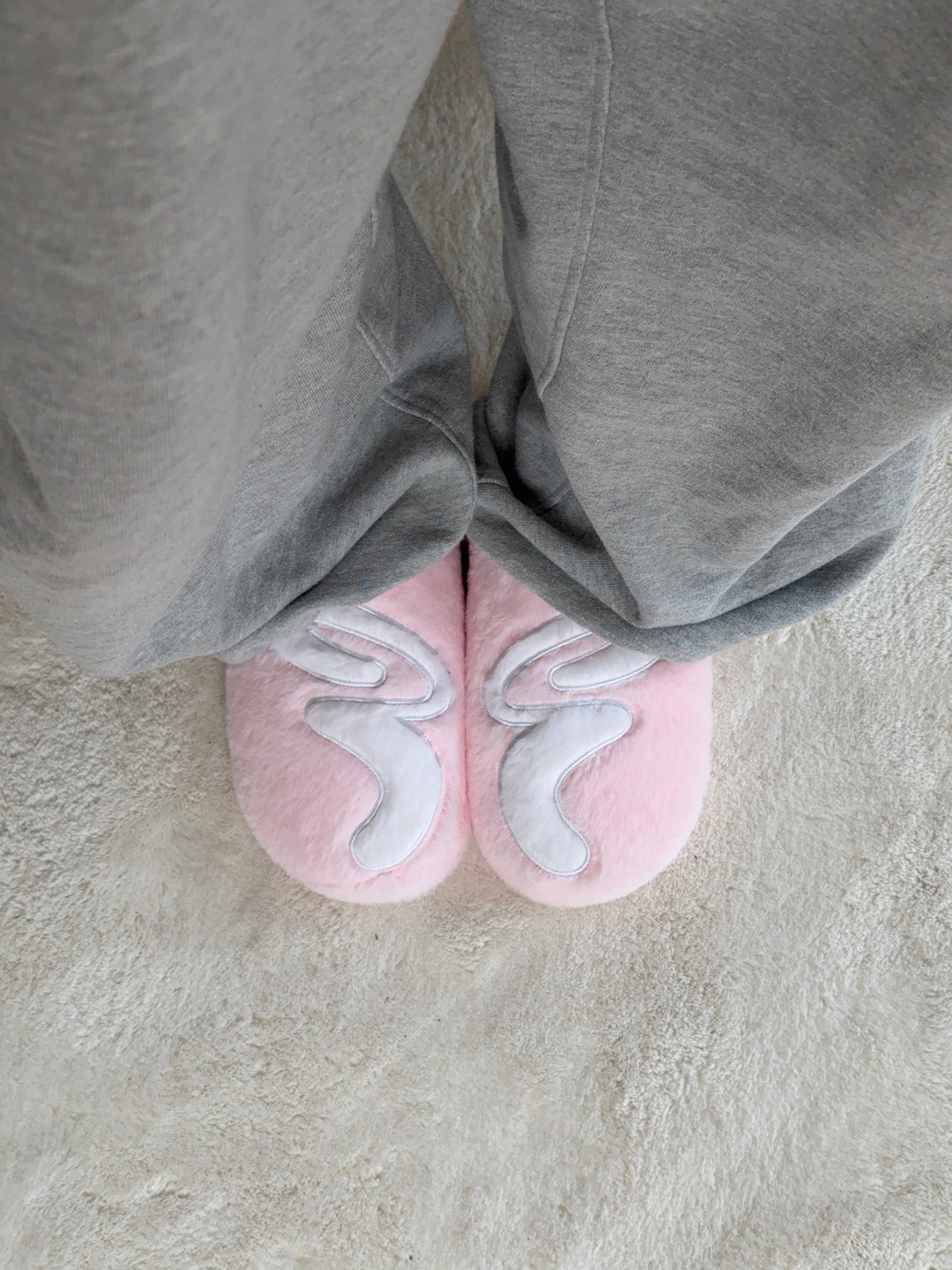 Fluffy Slides Pink