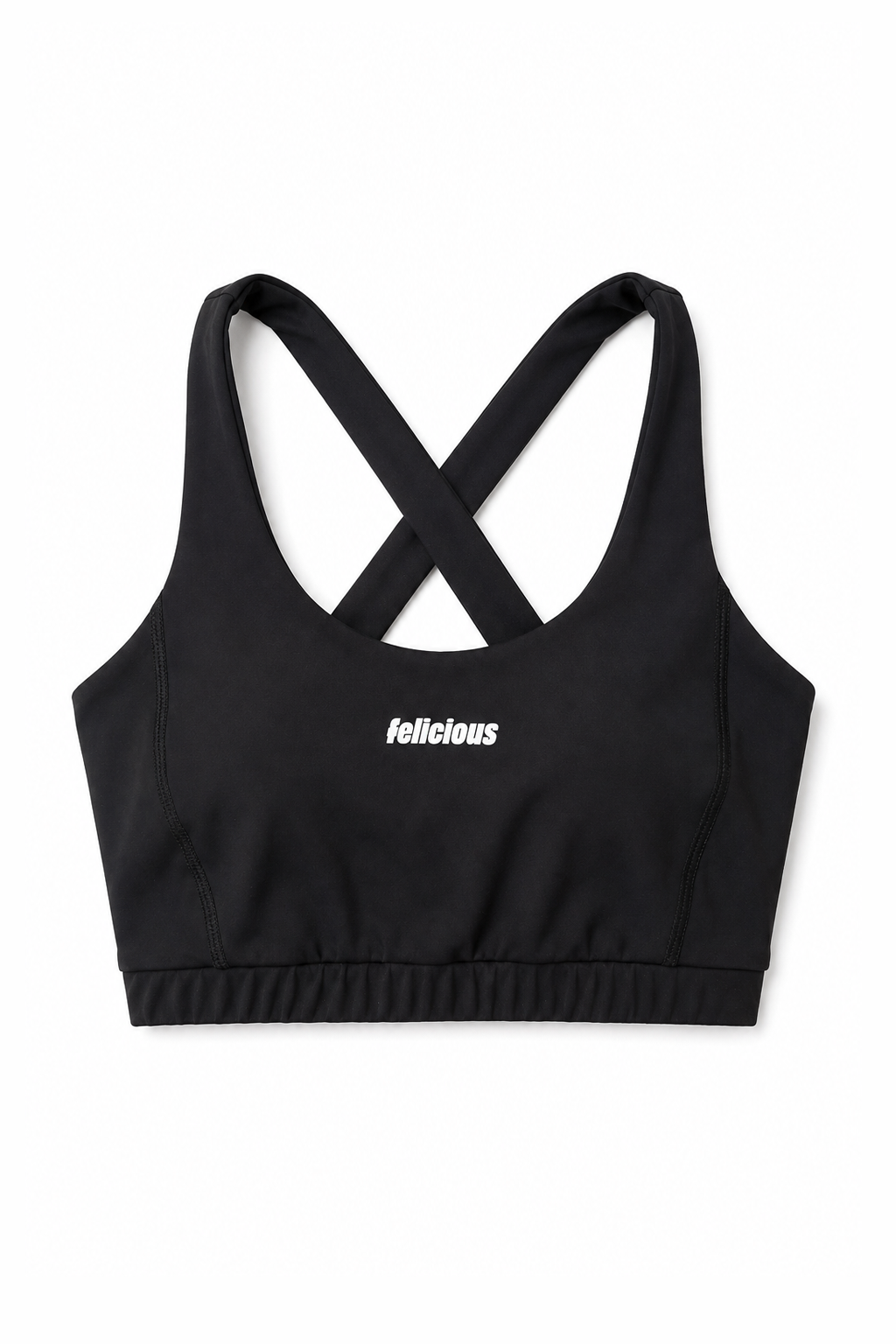 Felicious Active Bustier Top Black