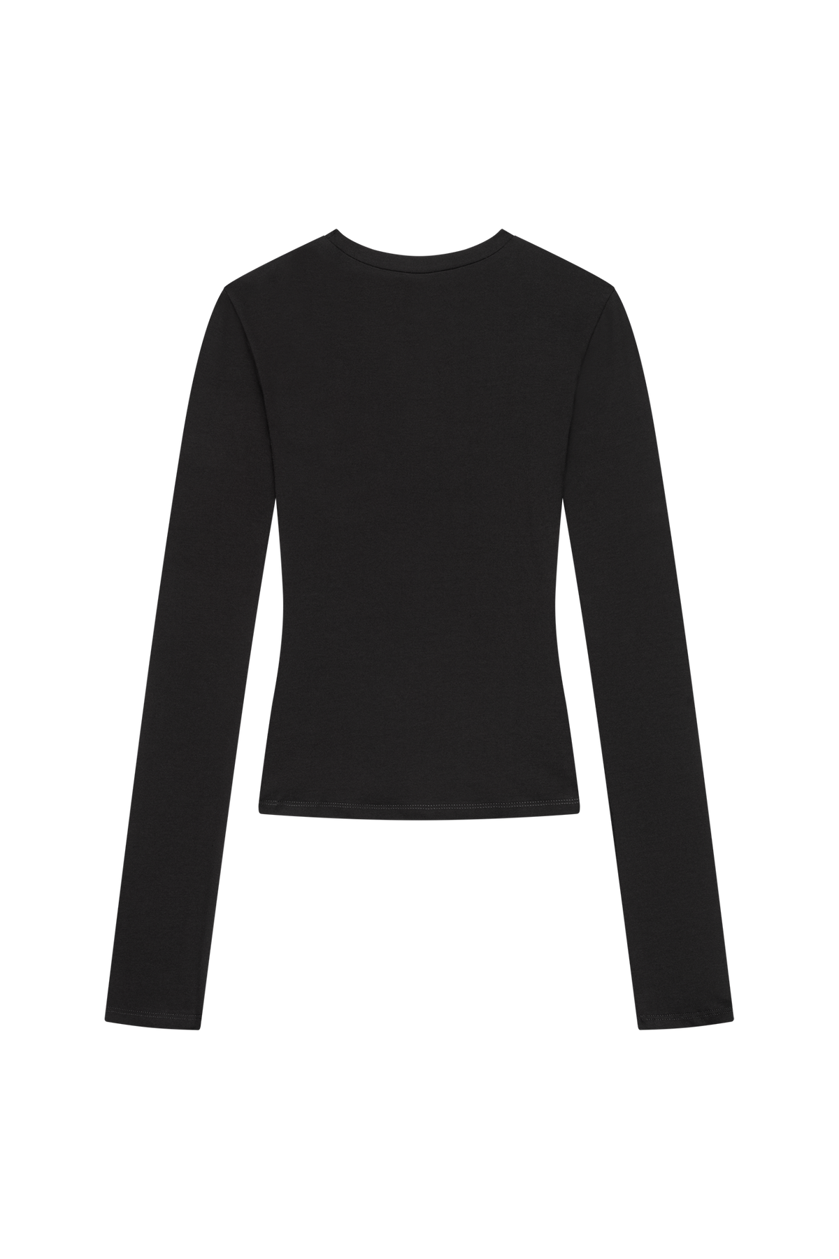 Basic Tight Logo Longsleeve Black