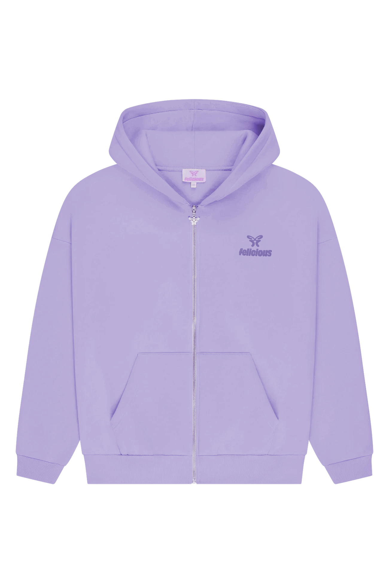 Basic Logo ZIP-Hoodie Iconic Lilac