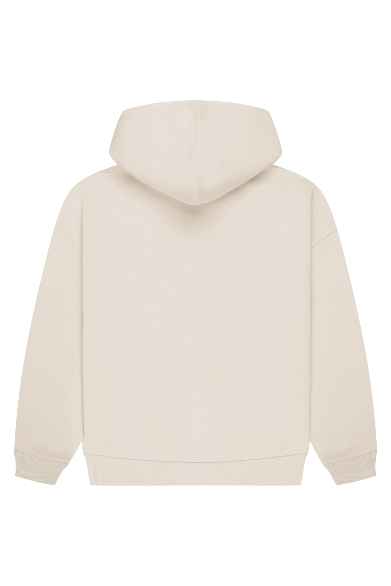 Basic Logo ZIP-Hoodie Creme