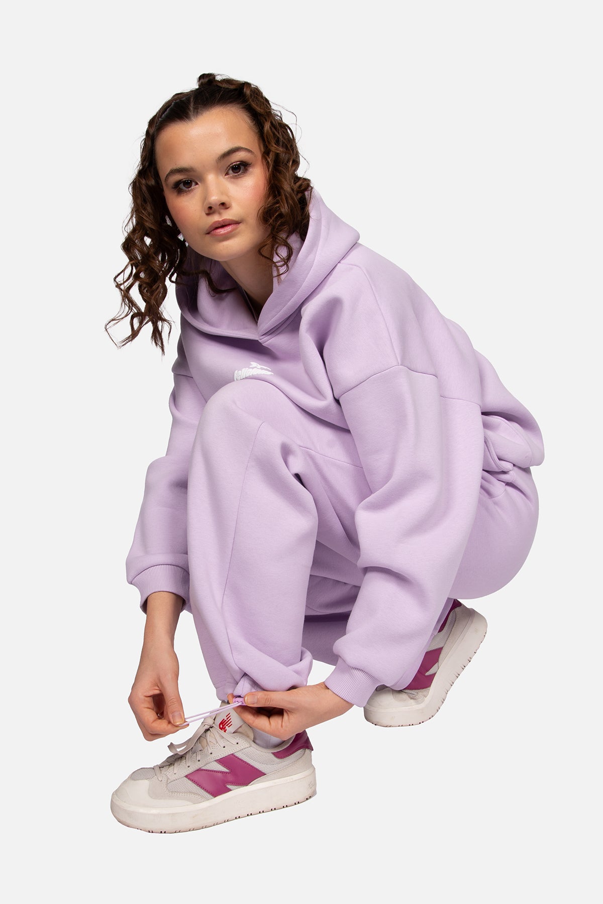 Basic Logo Sweatpants Lavender
