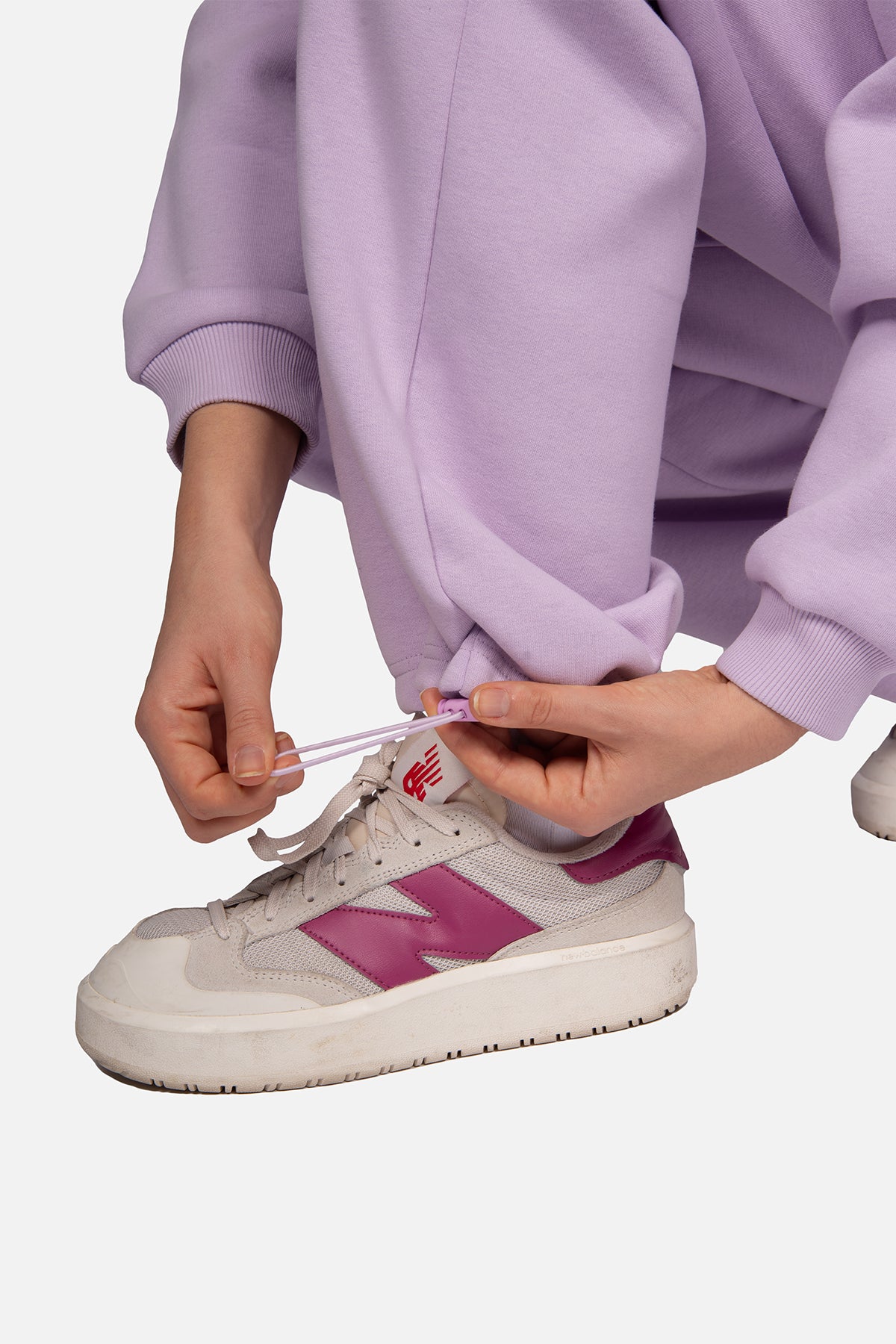 Basic Logo Sweatpants Lavender