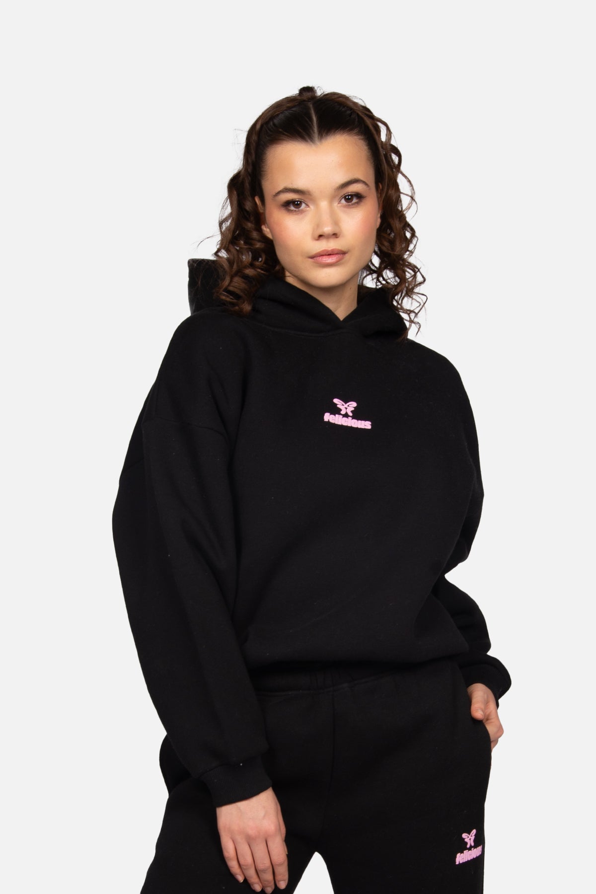Basic Logo Hoodie Black
