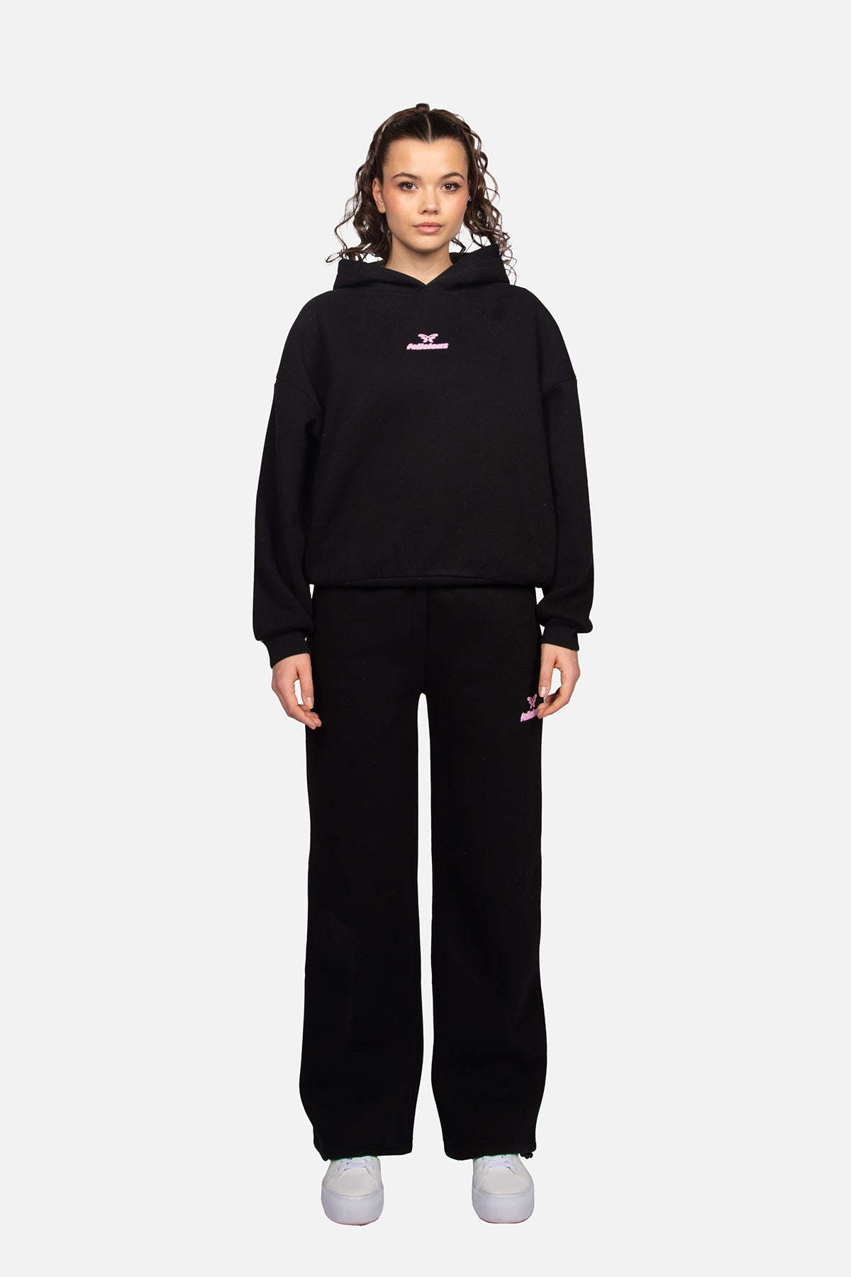 Basic Logo Hoodie Black