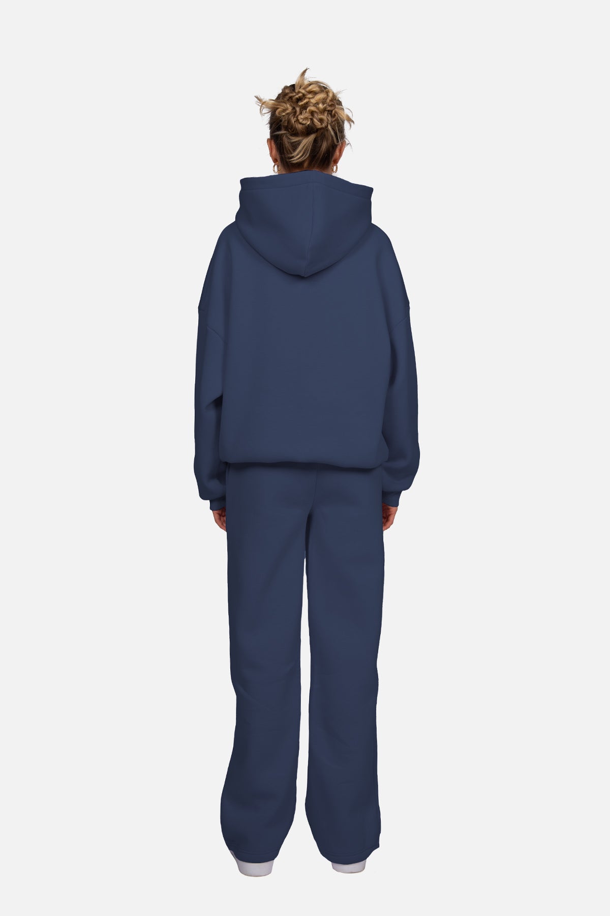 Basic Logo Hoodie Stone Blue