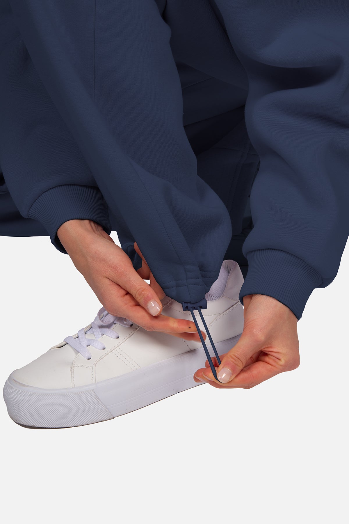 Basic Logo Sweatpants Stone Blue