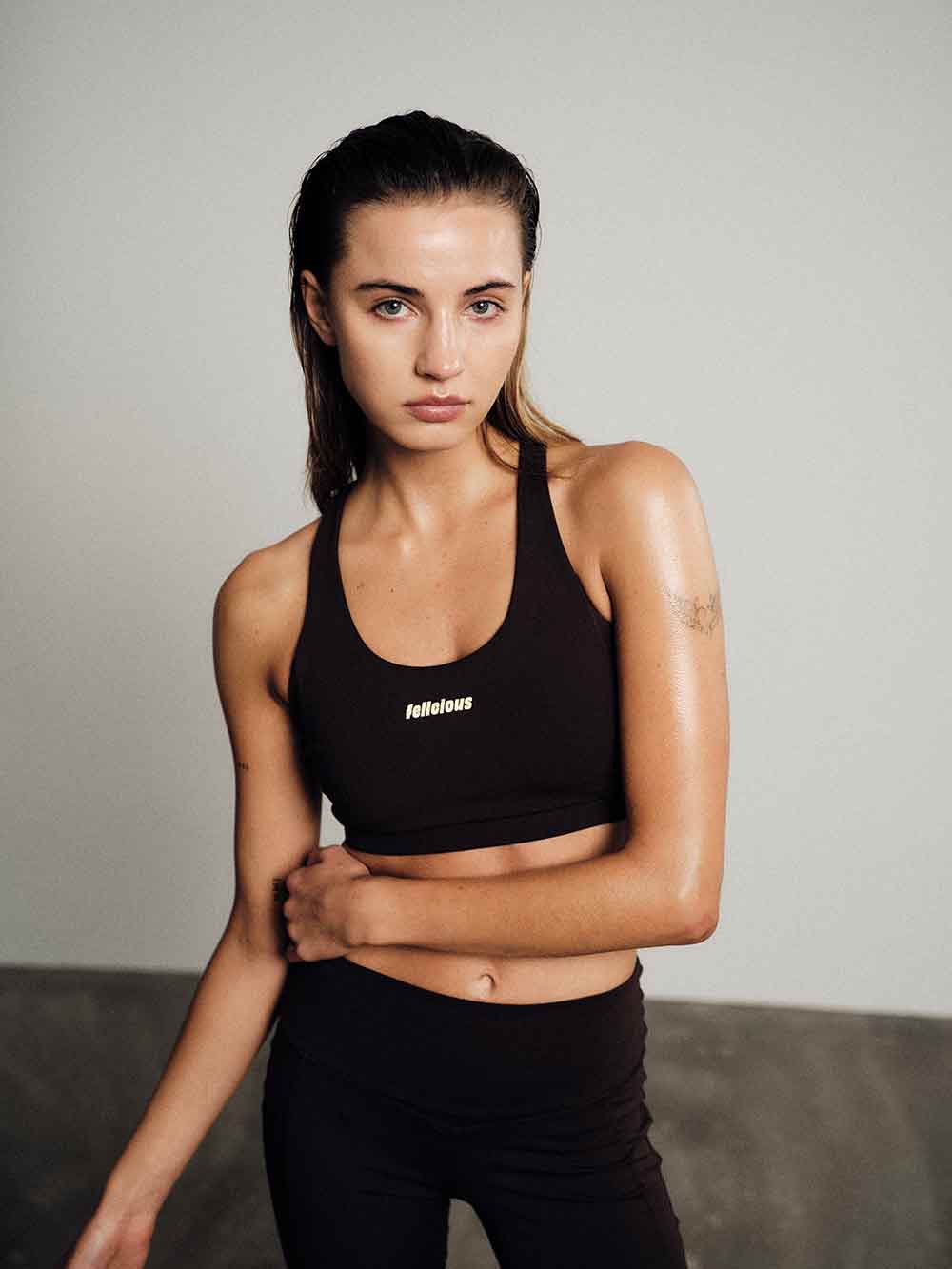 Felicious Active Bustier Top Chocolate