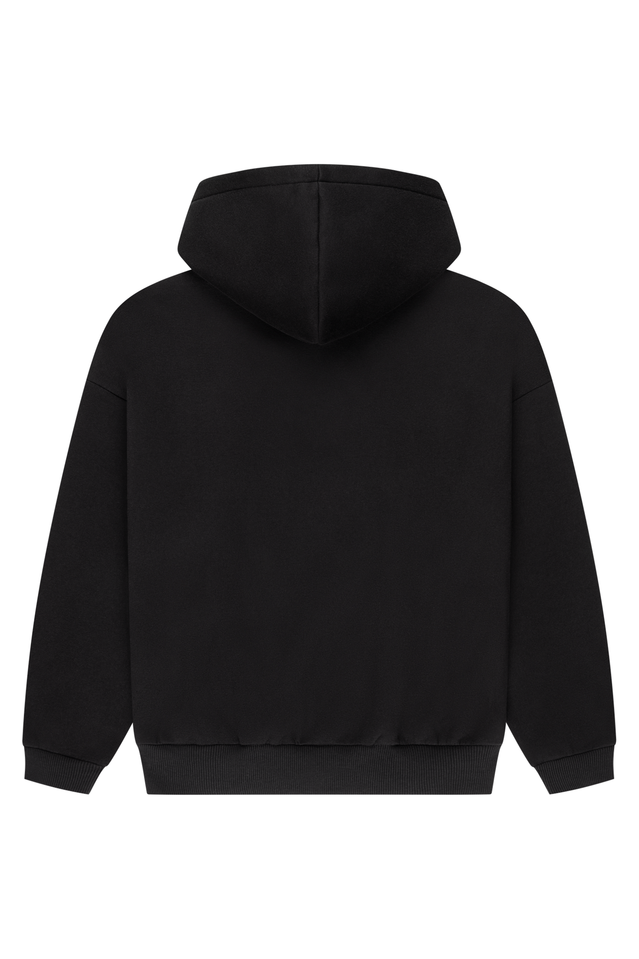 Basic Logo ZIP-Hoodie Black
