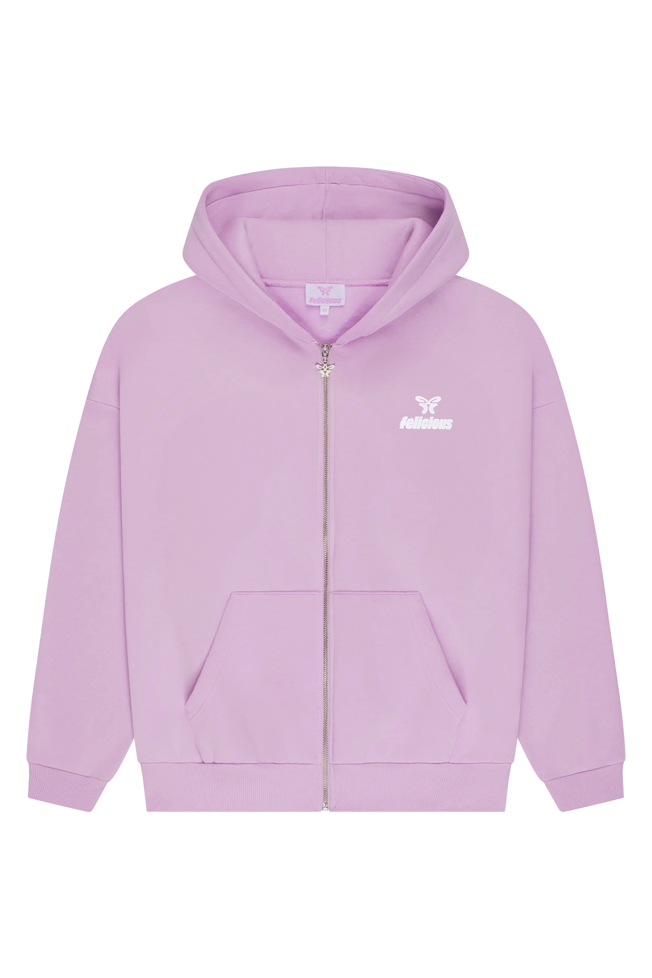 Basic Logo ZIP-Hoodie Lavender