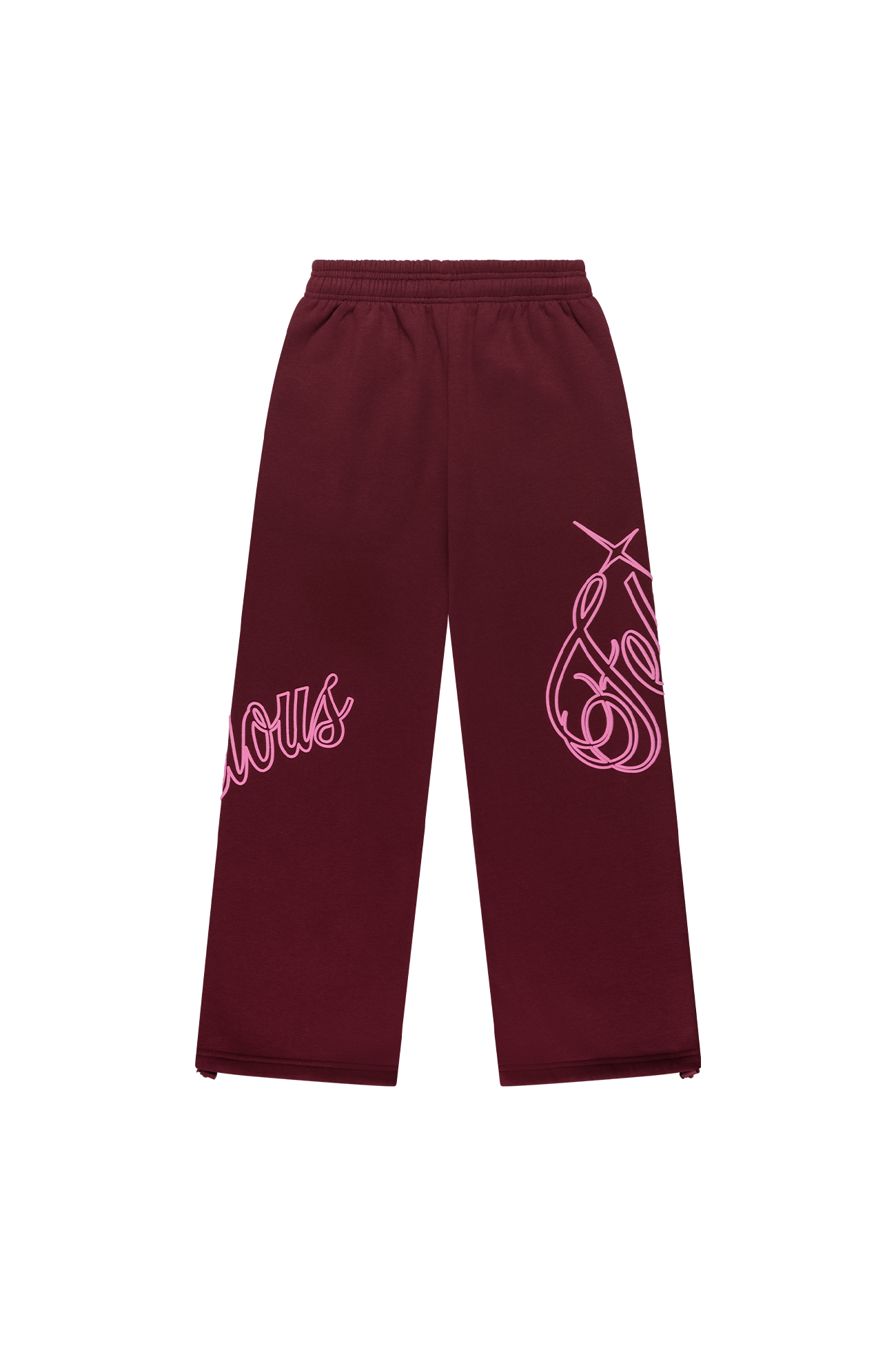 Felicious Star Sweatpants Cold Cherry