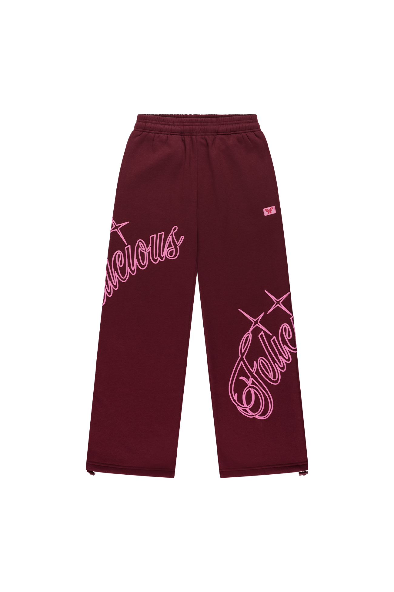 Felicious Star Sweatpants Cold Cherry
