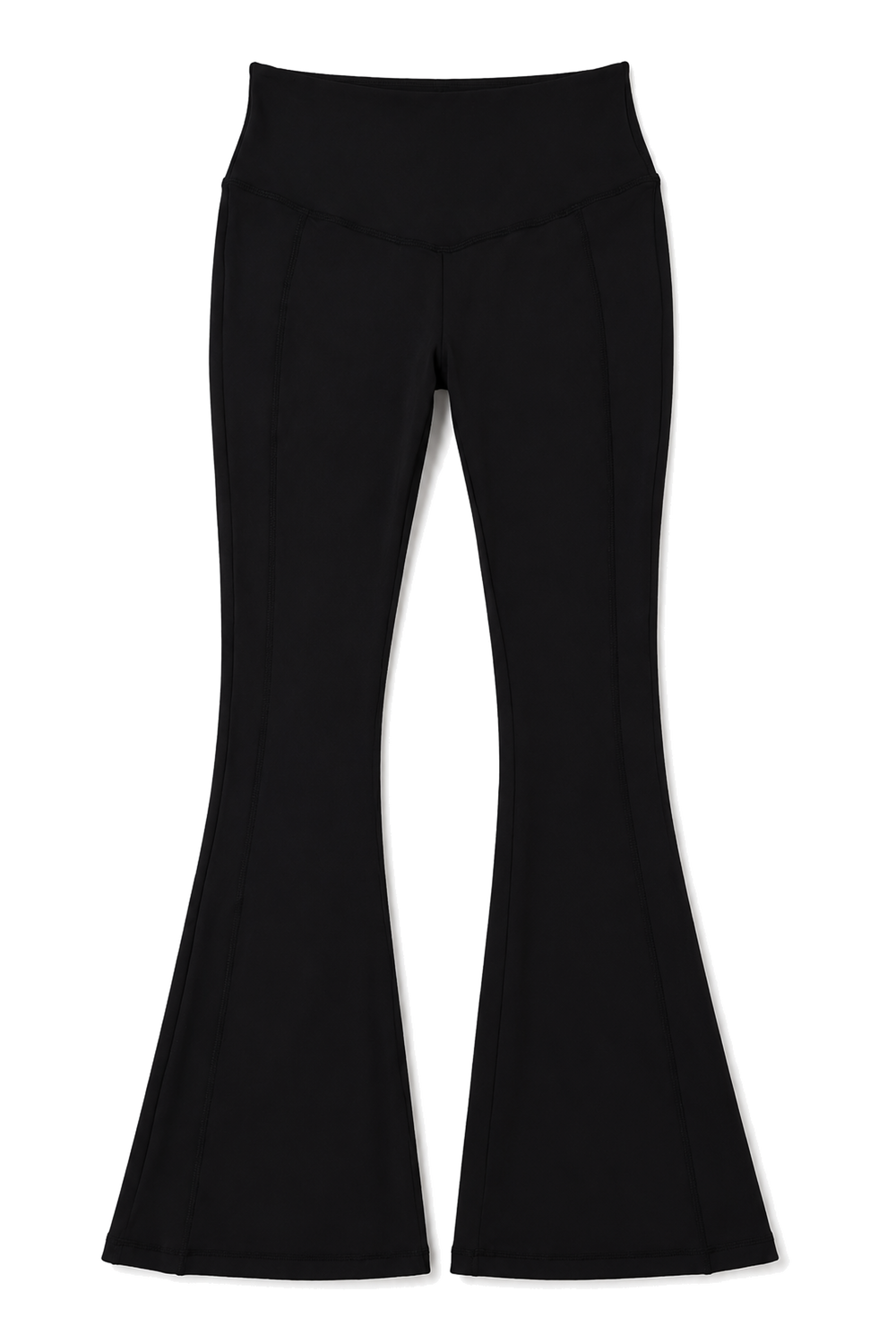 Felicious Active Flared Leggings Black