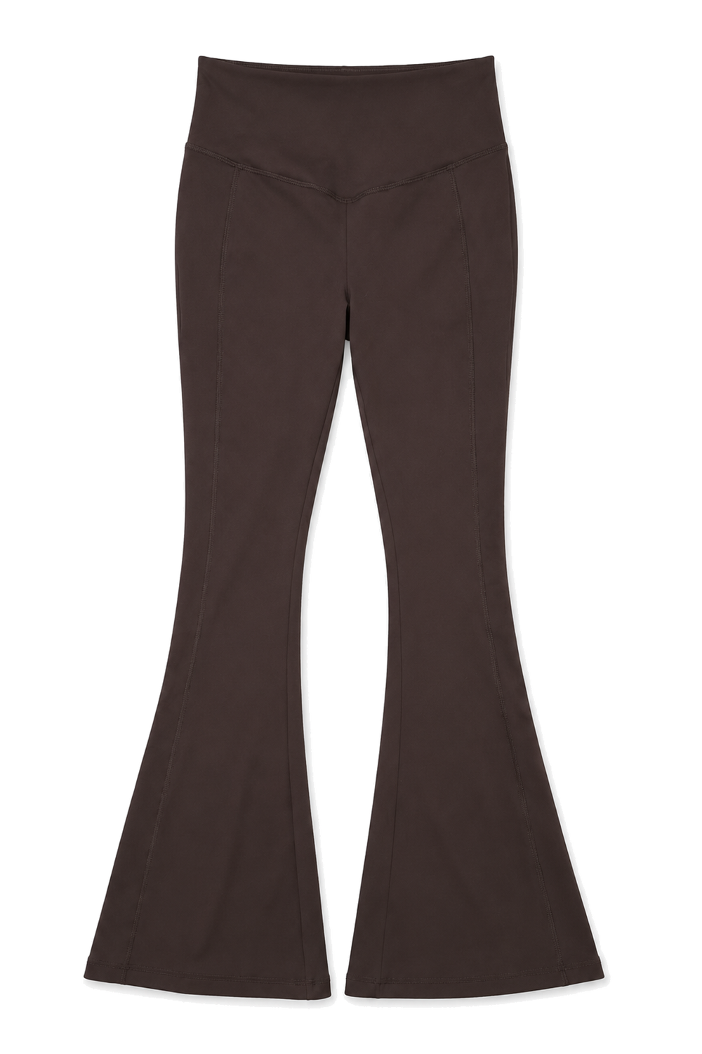 Felicious Active Flared Leggings Chocolate