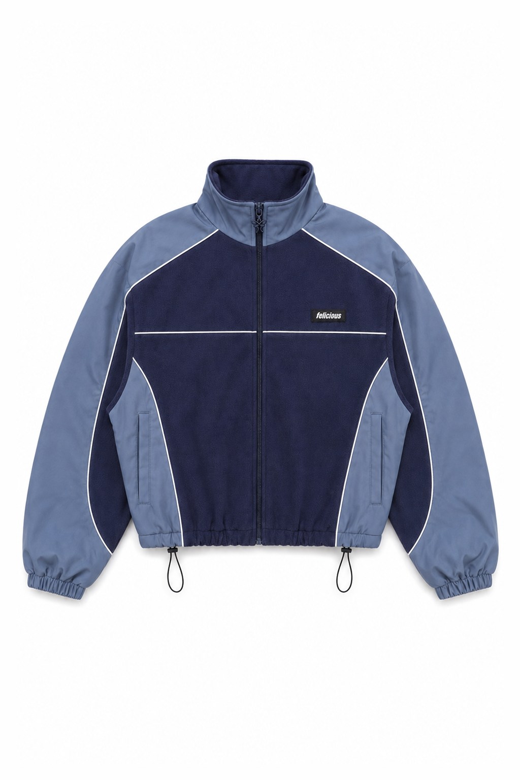 Felicious Active Fleece Windbreaker Stone Blue