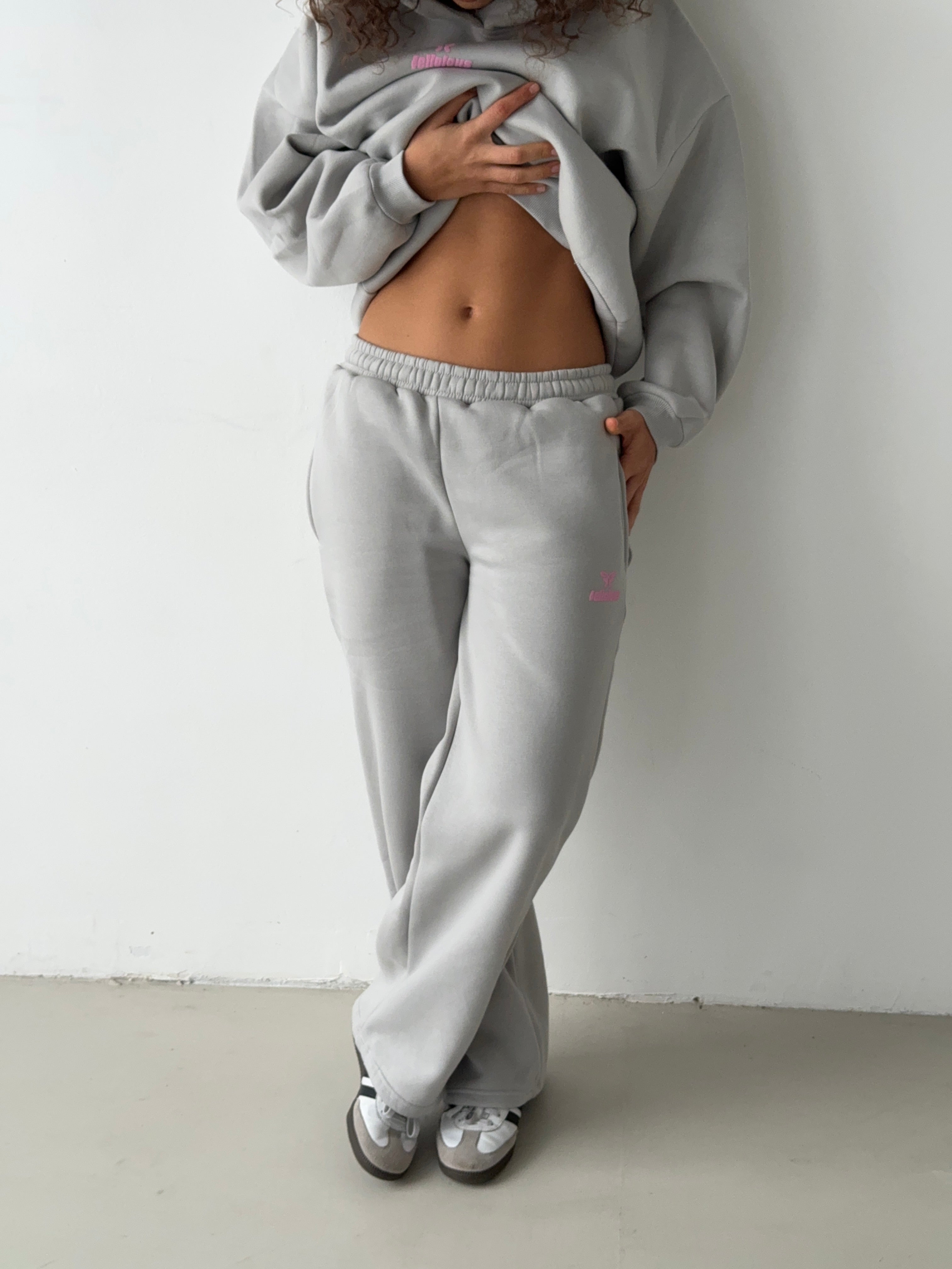 Basic Logo Sweatpants Concrete