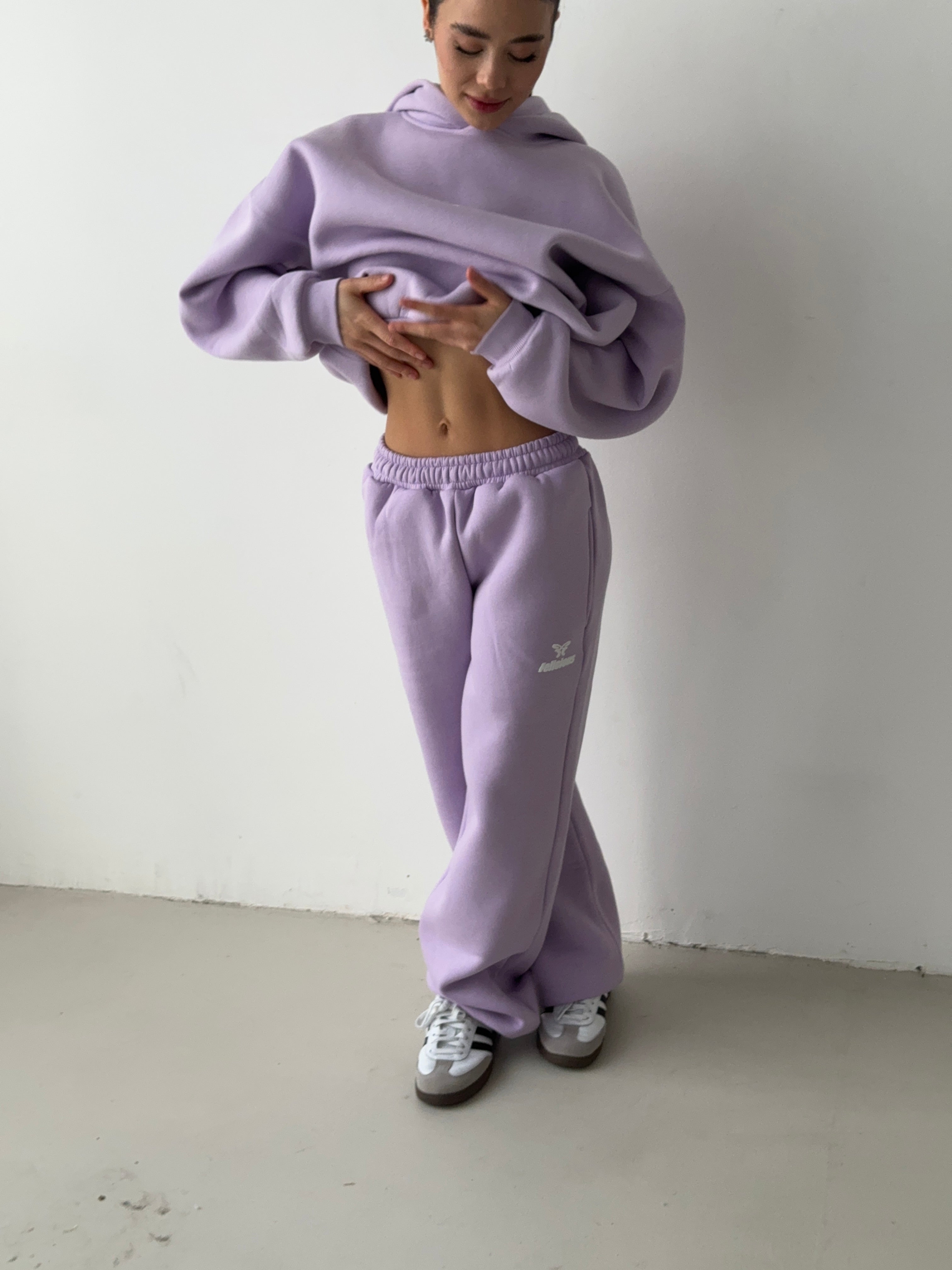 Basic Logo Sweatpants Lavender