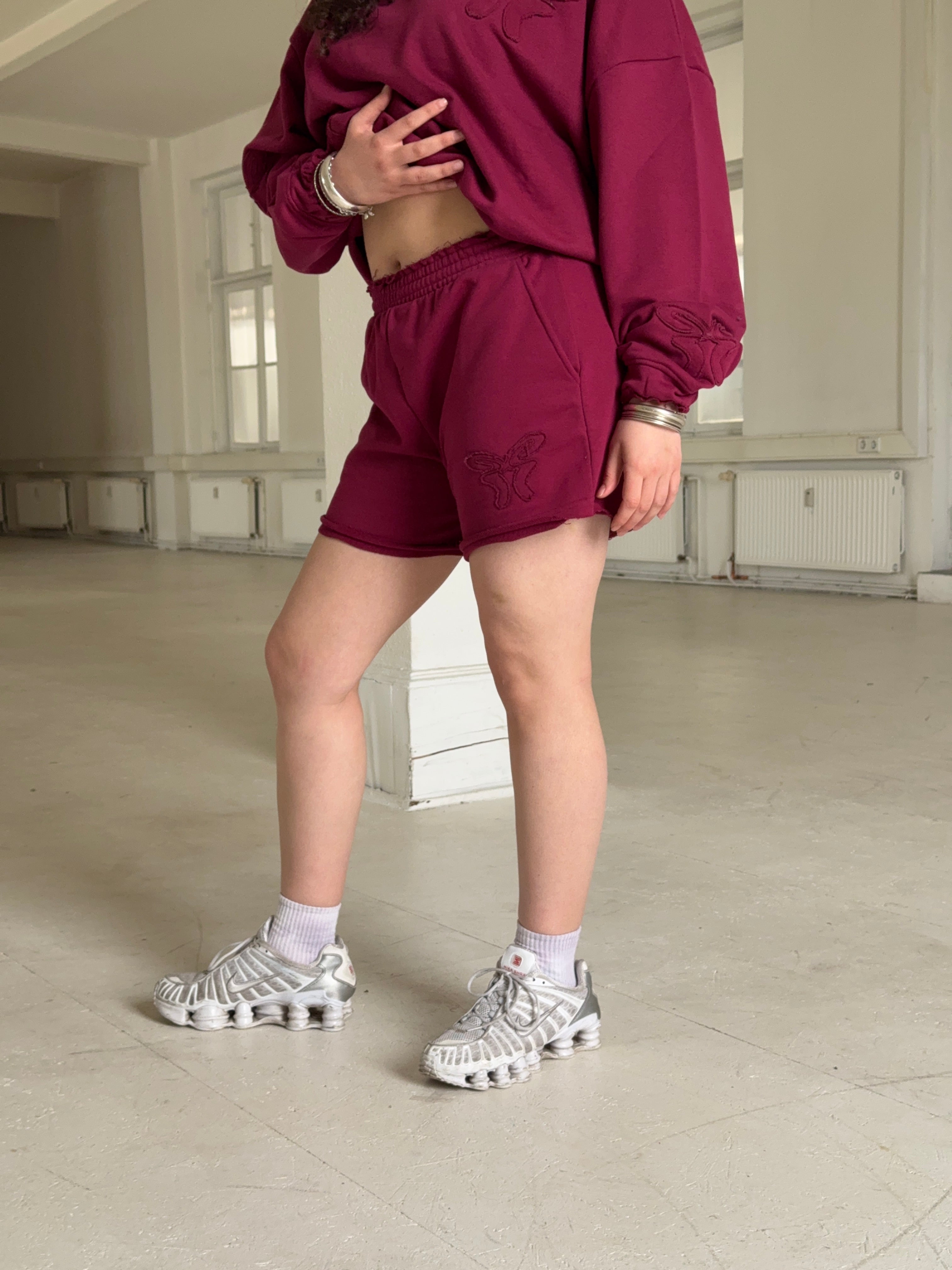 Butterfly Shorts Cold Cherry