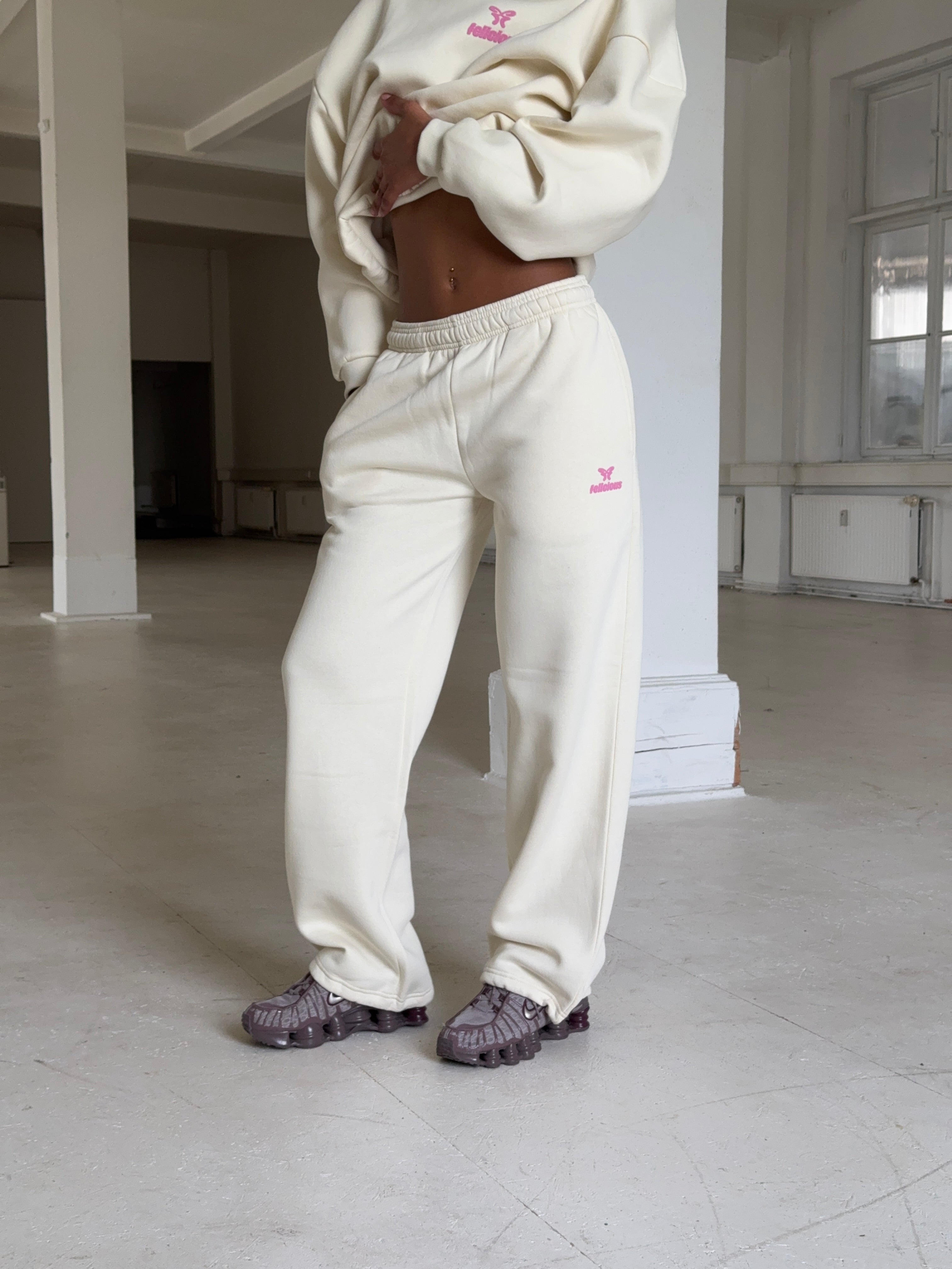 Basic Logo Sweatpants Glass Green