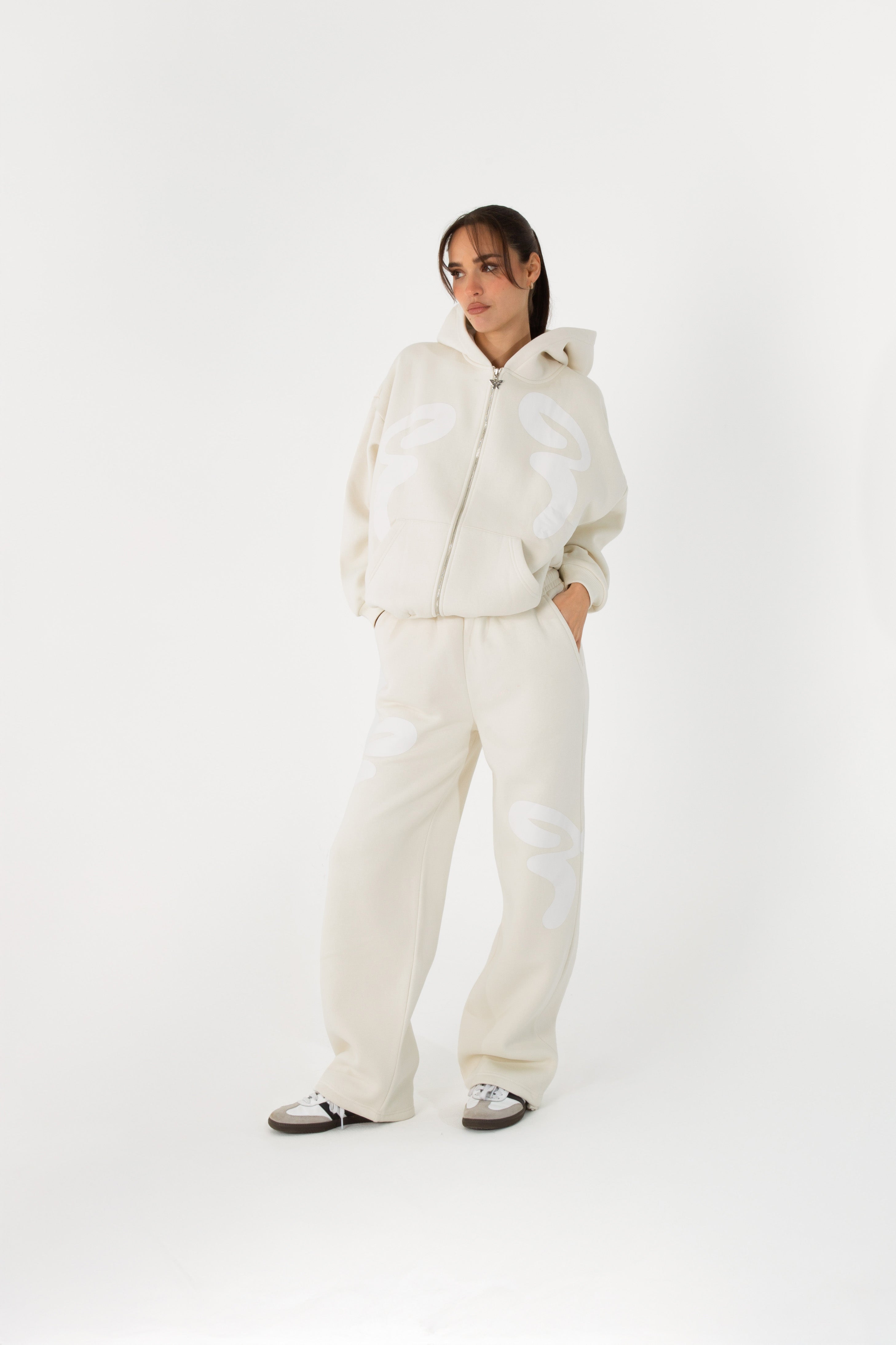Sweatpants Butterfly Creme