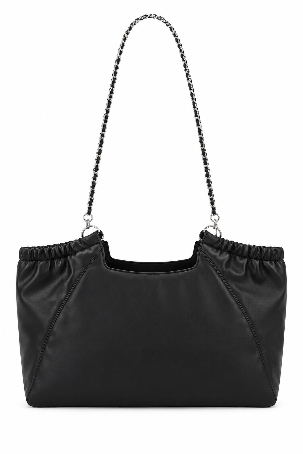 Shopper Bag Vegan Leather Black
