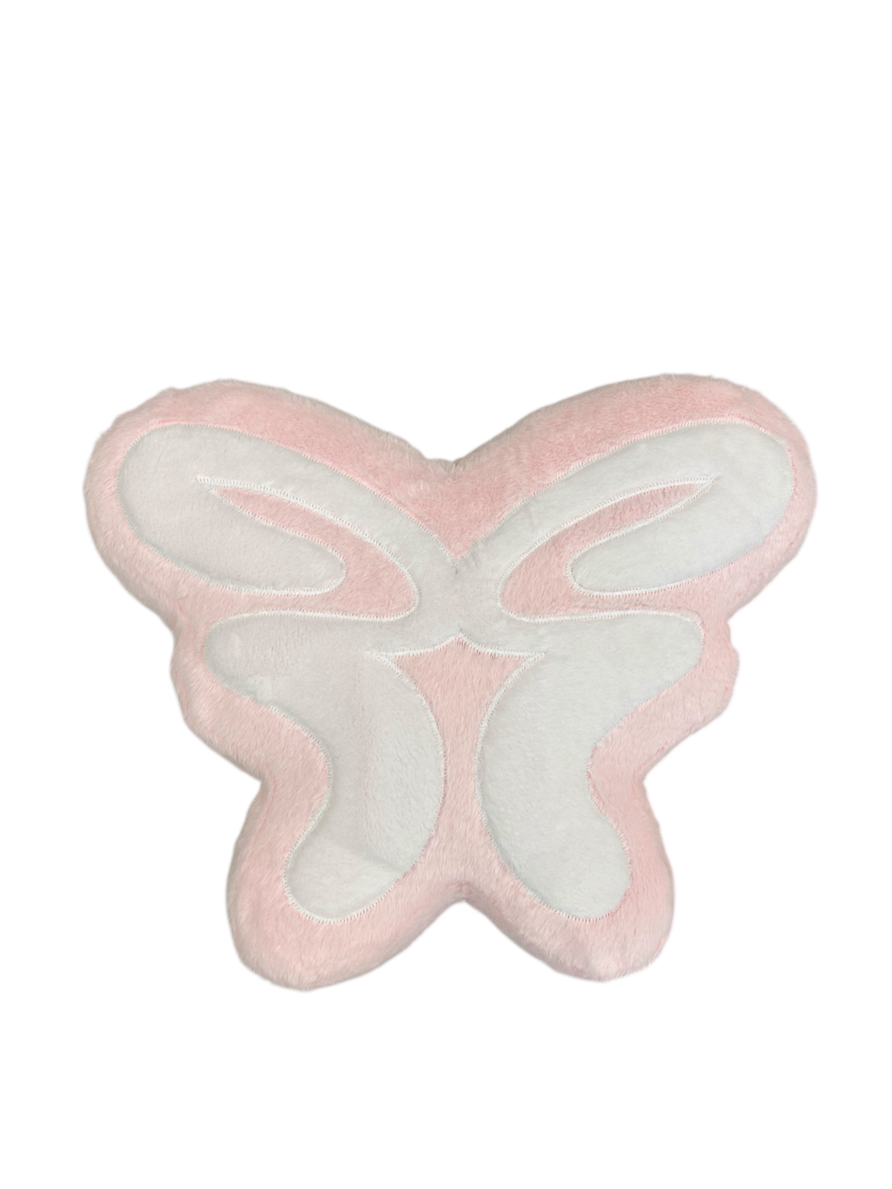 Butterfly Pillow Pink Single