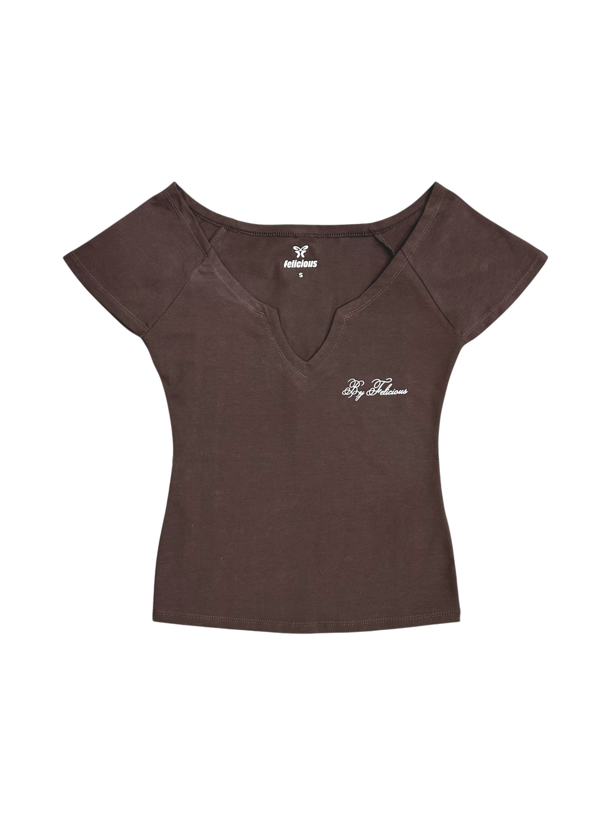 By Felicious Tee Chocolate Brown