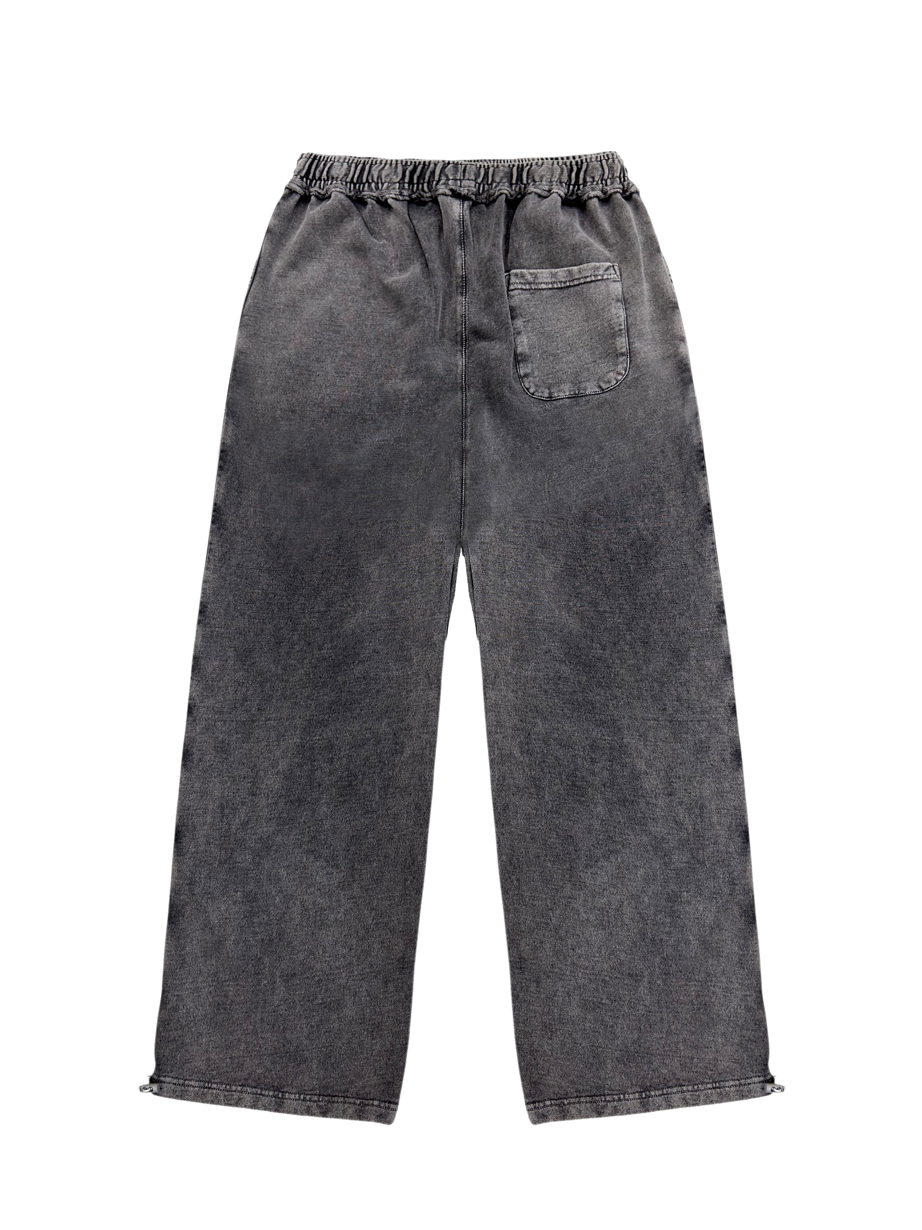 Oversize Sweatpants Black Washed