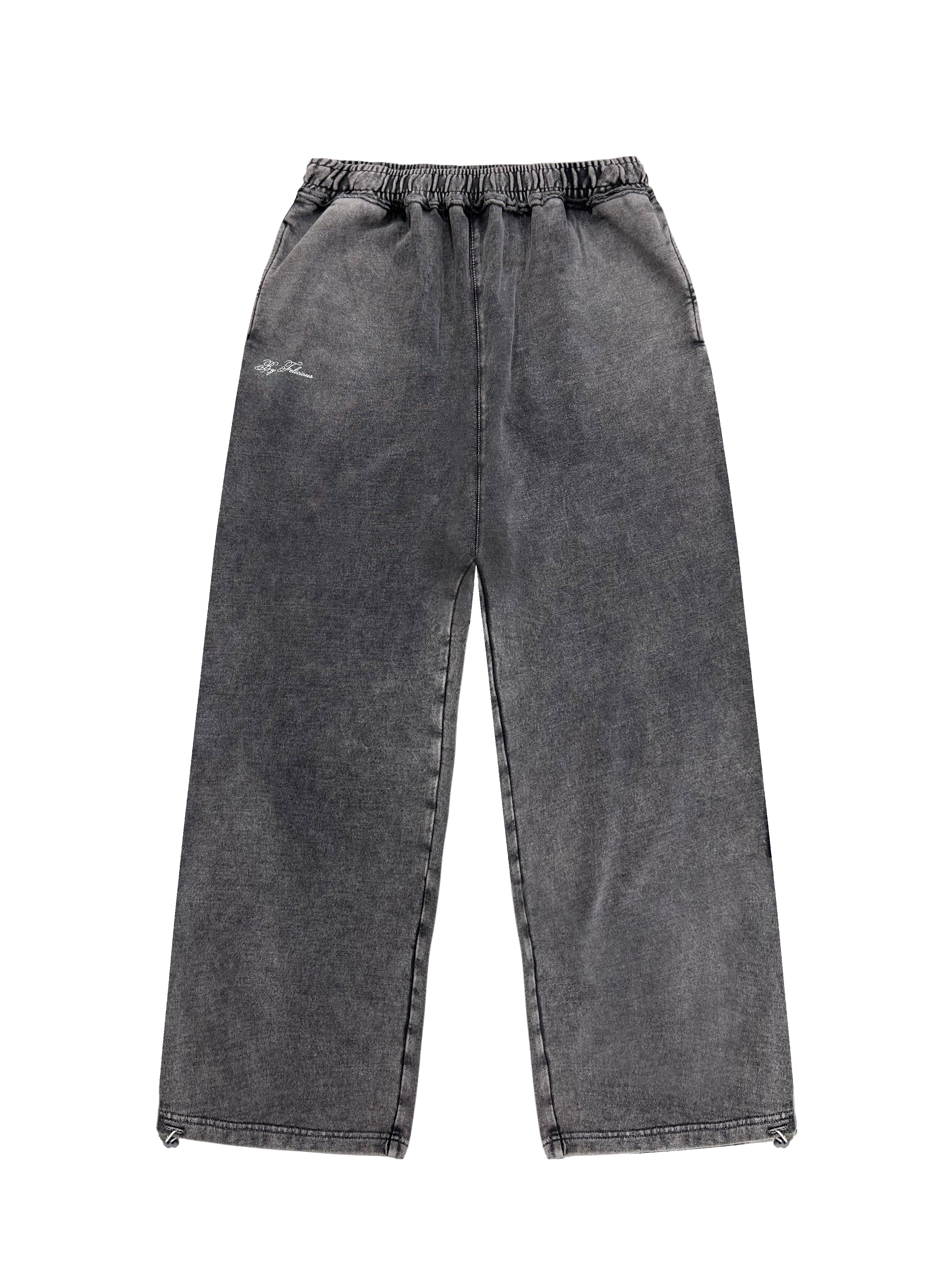 Oversize Sweatpants Black Washed