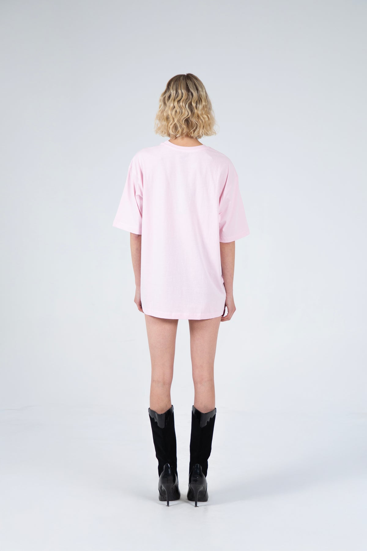 Basic Oversize Tee Blush Pink