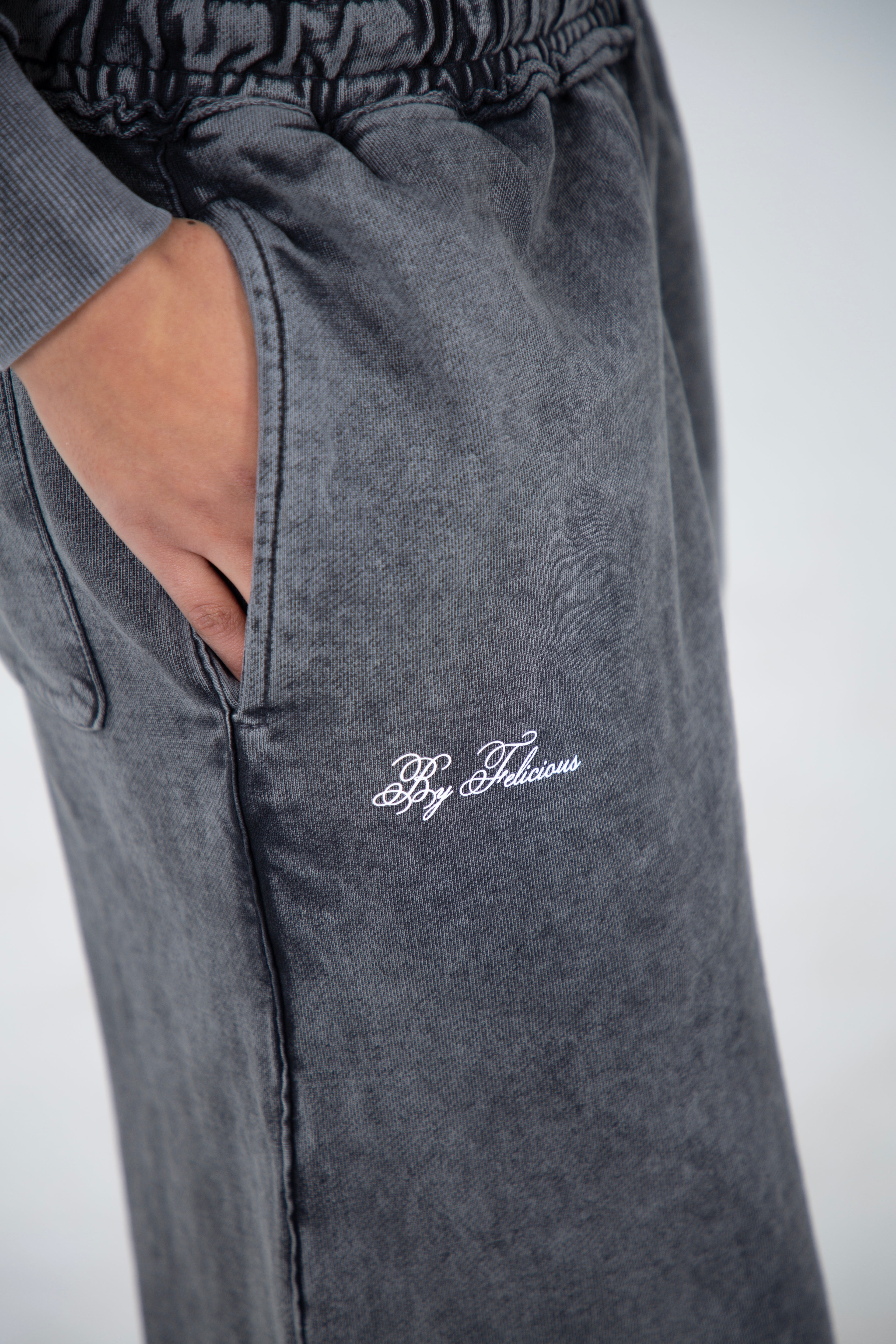 Oversize Sweatpants Black Washed