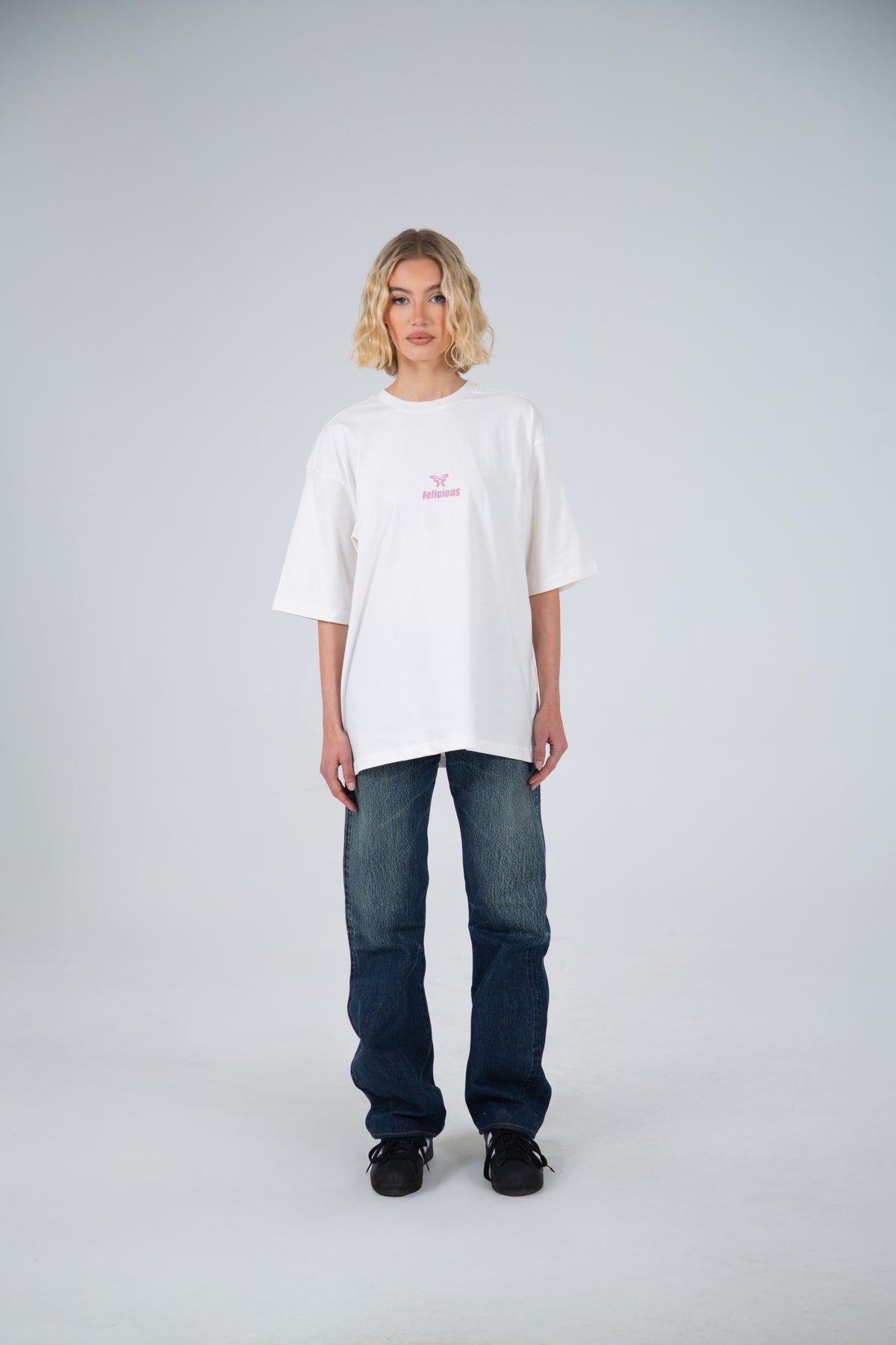Basic Oversize Tee Creme
