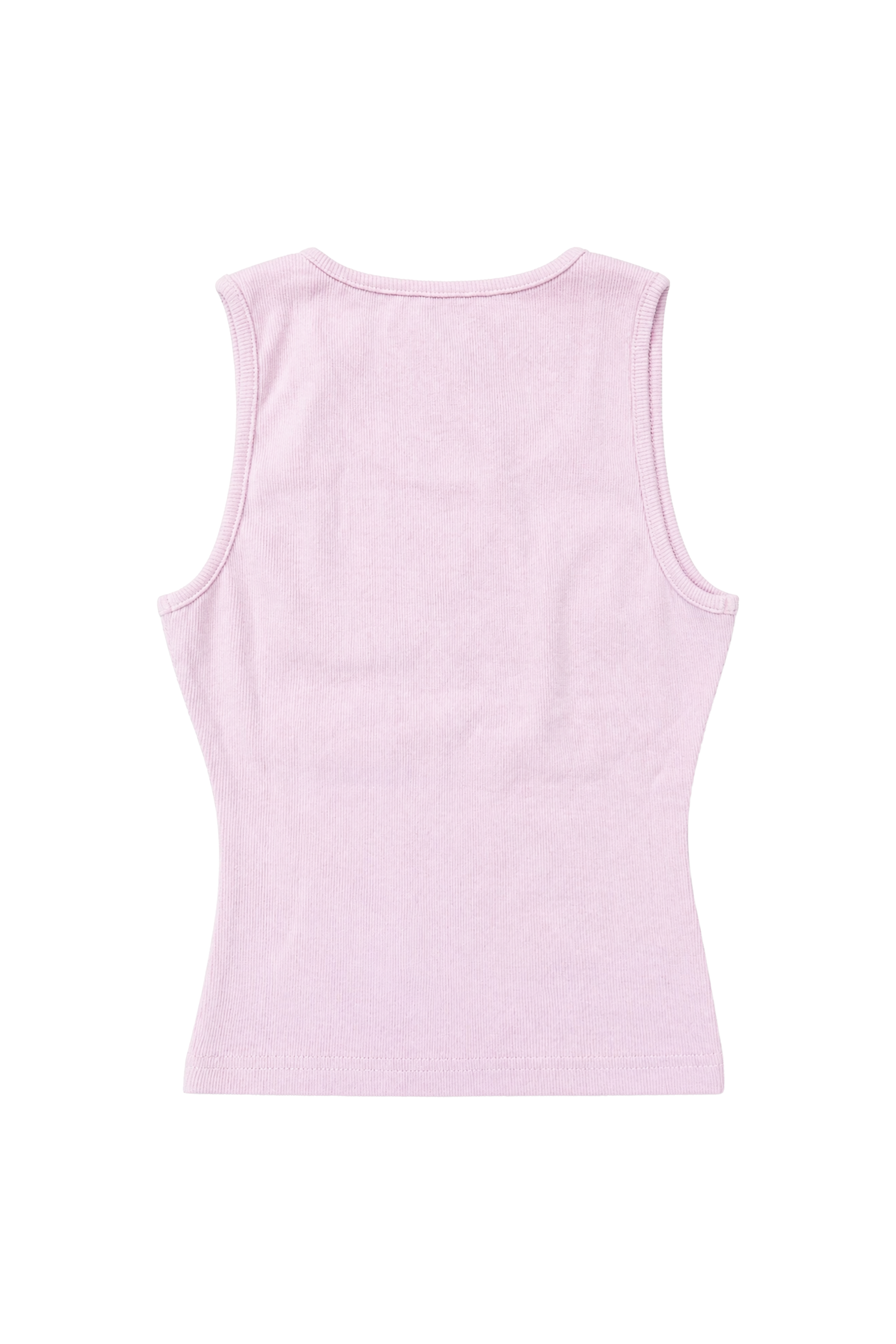Stud Rib Tank Top Light Lilac