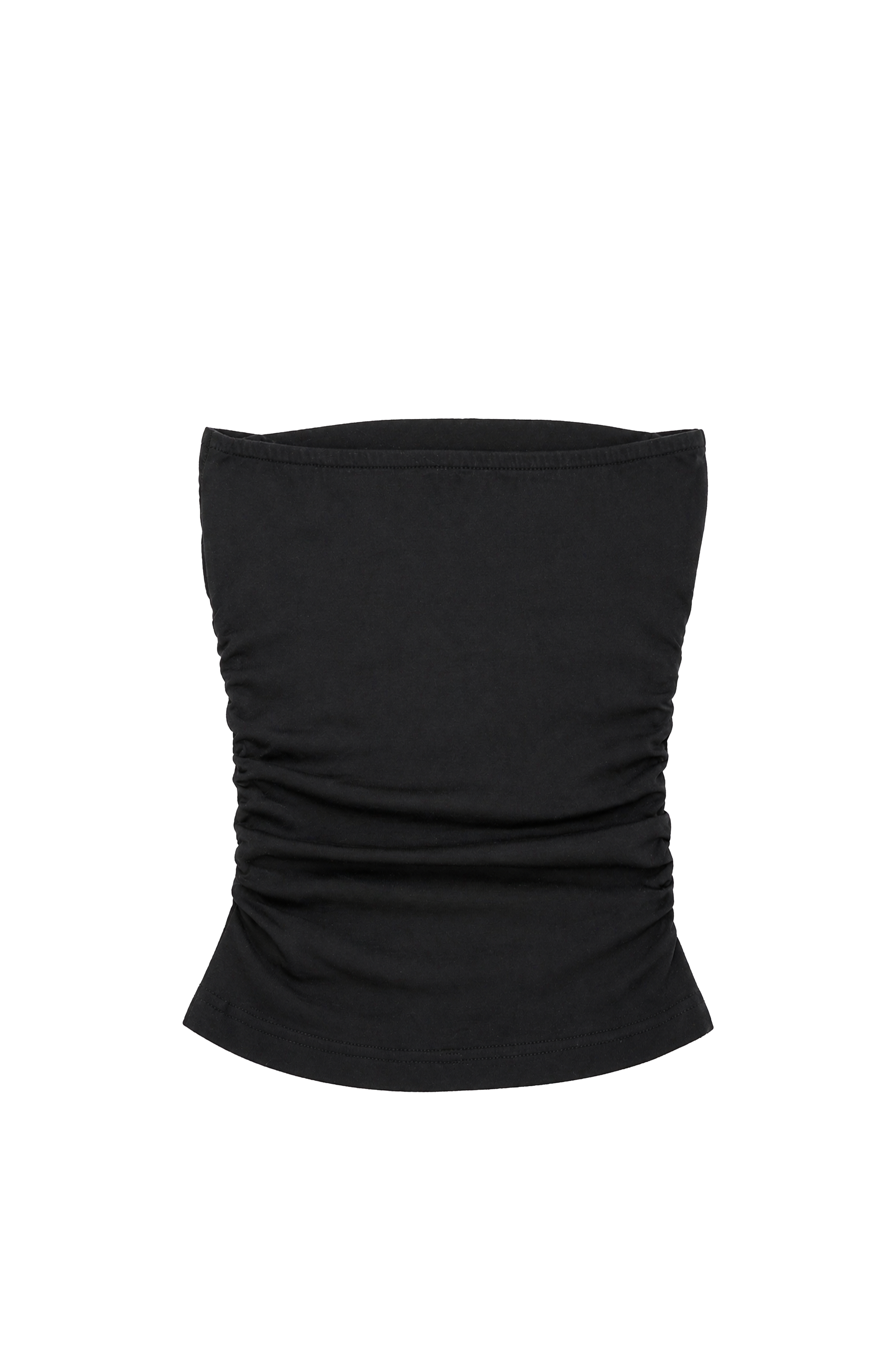 Tube Top Butterfly Charm Black