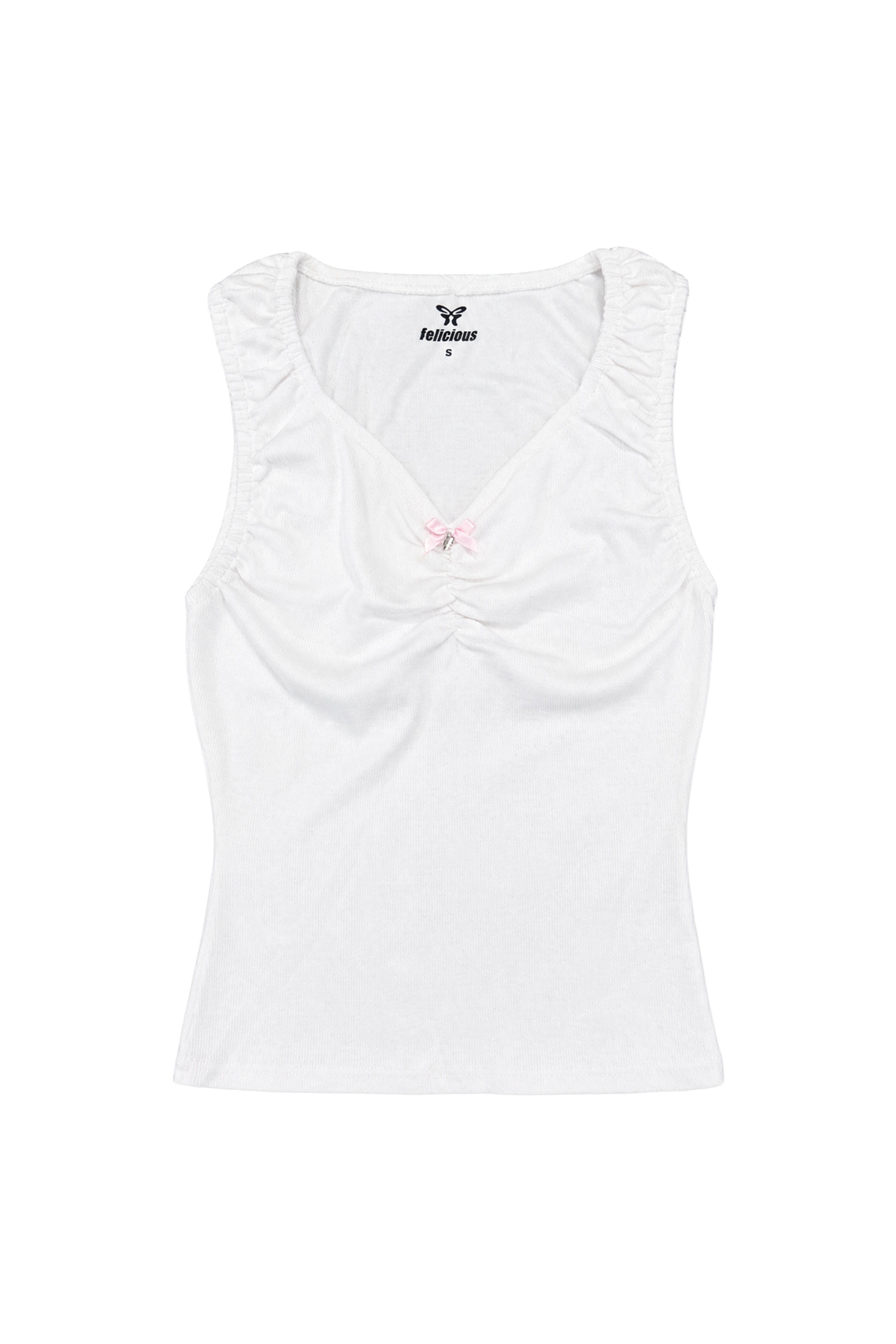 Gathered Top Offwhite