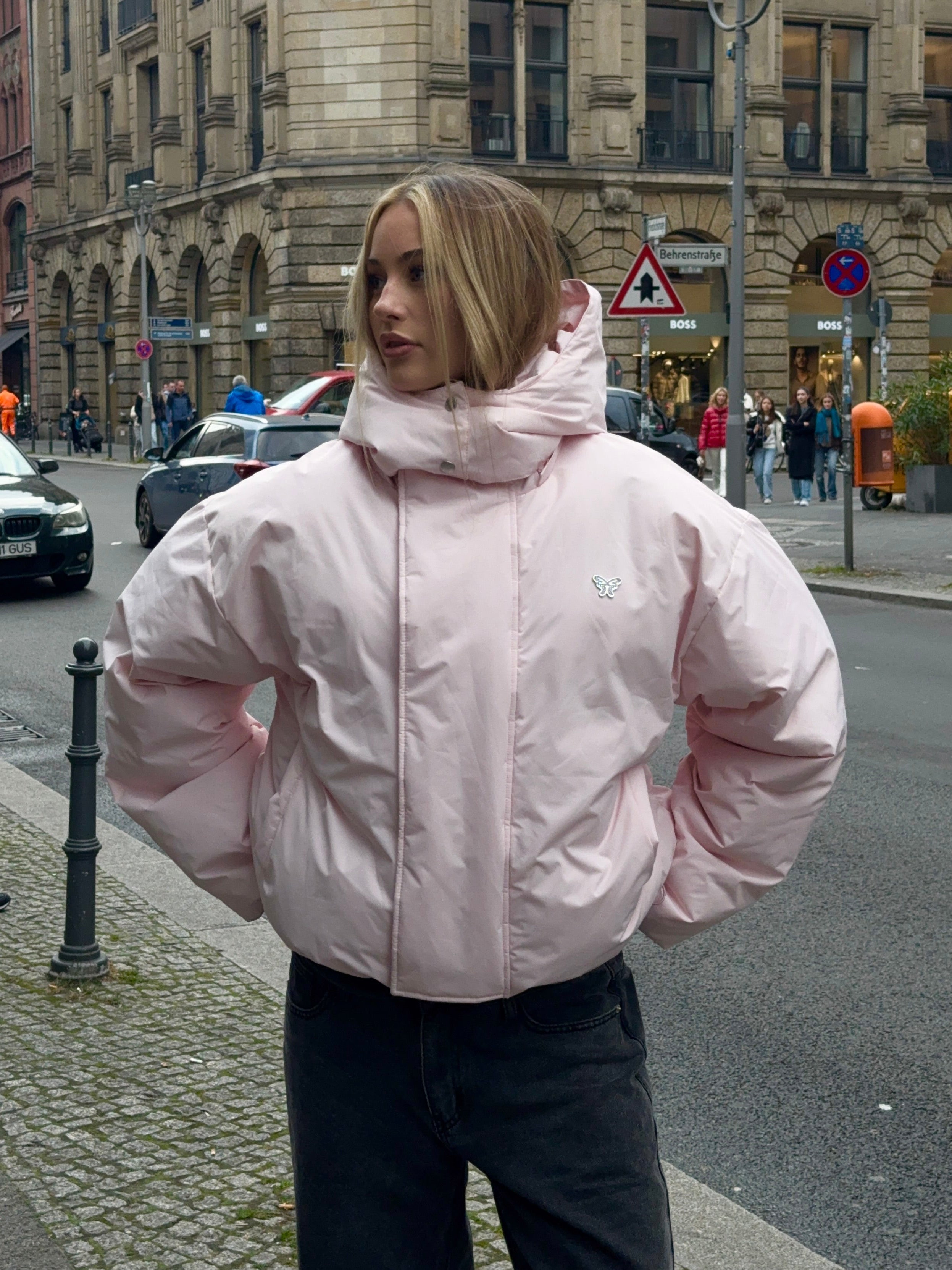 Soft Puffer Jacket Pink