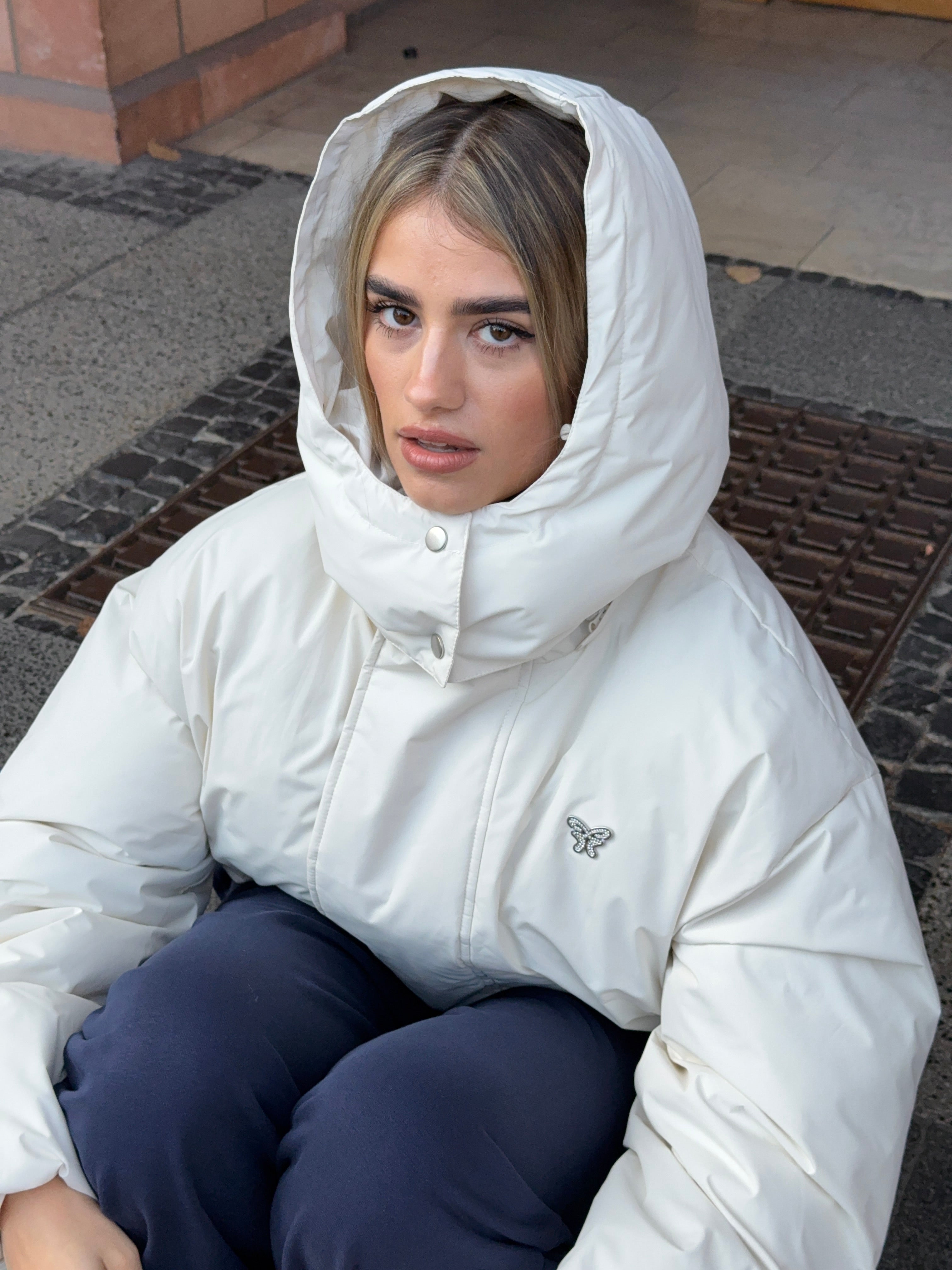 Soft Puffer Jacket Creme