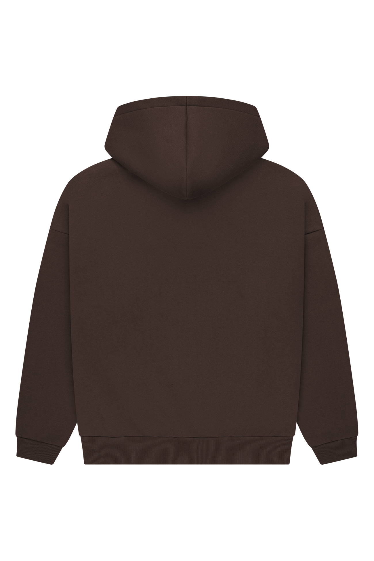 Basic Logo ZIP-Hoodie Chocolate