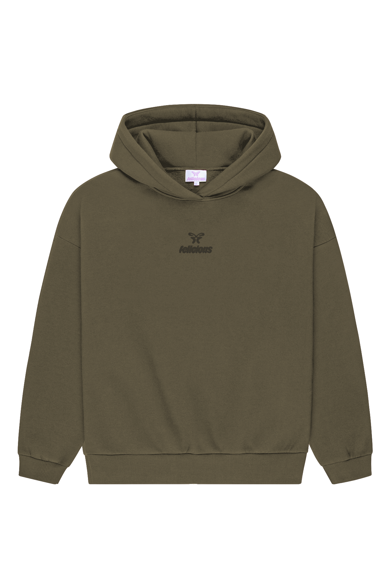 Basic Logo Hoodie Dusky Green