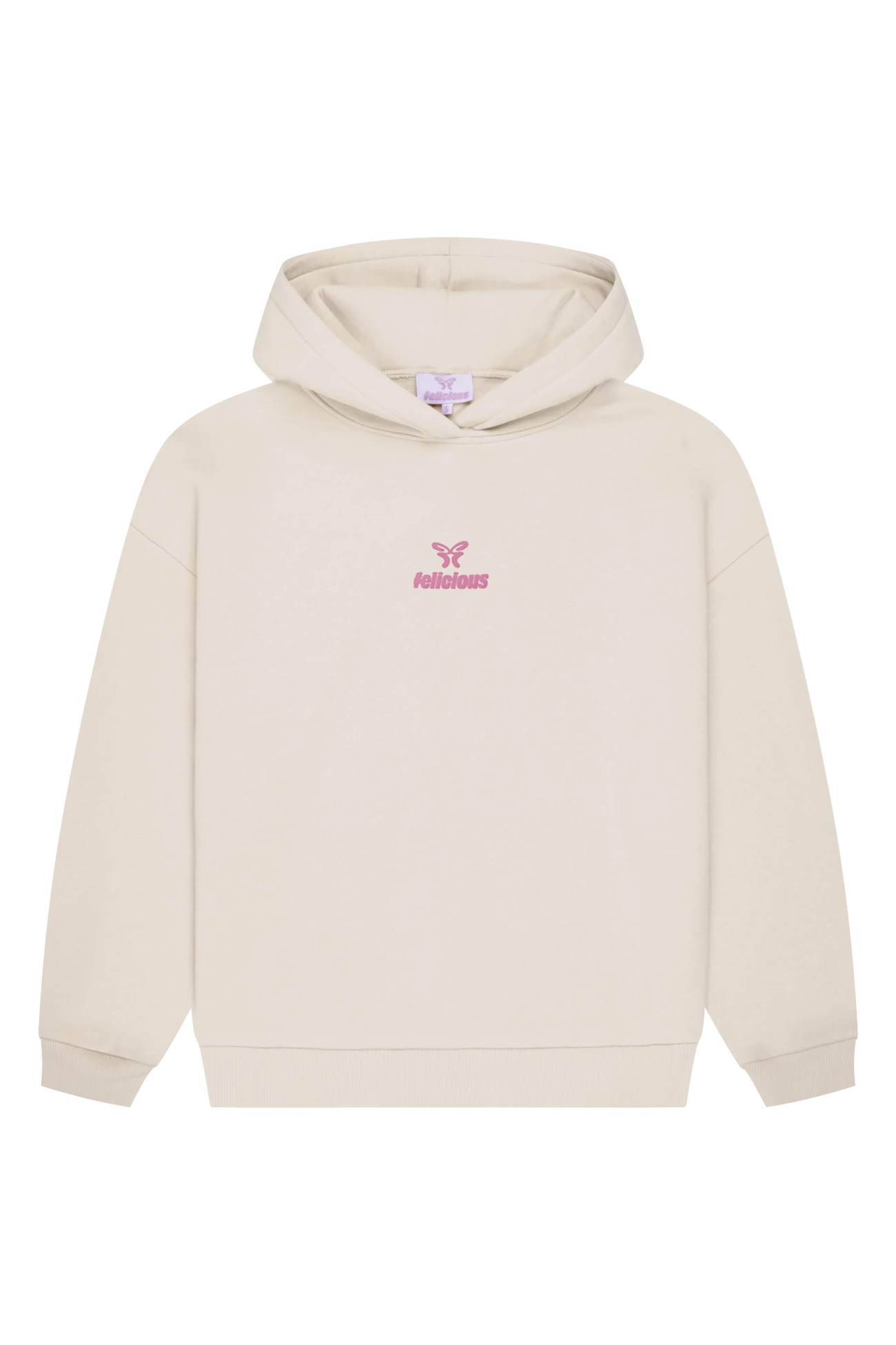 Basic Logo Hoodie Creme