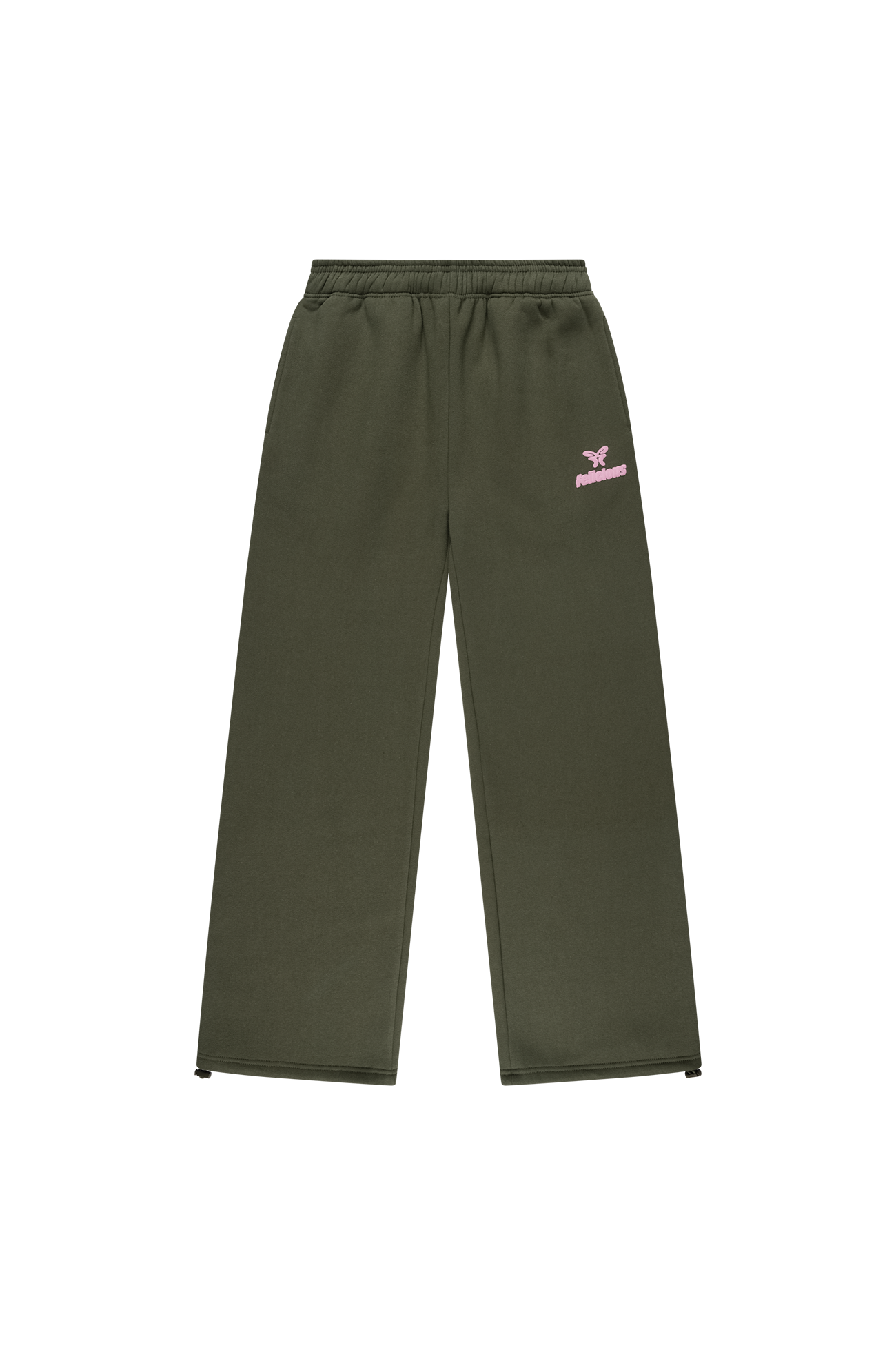 Basic Logo Sweatpants Dark Green