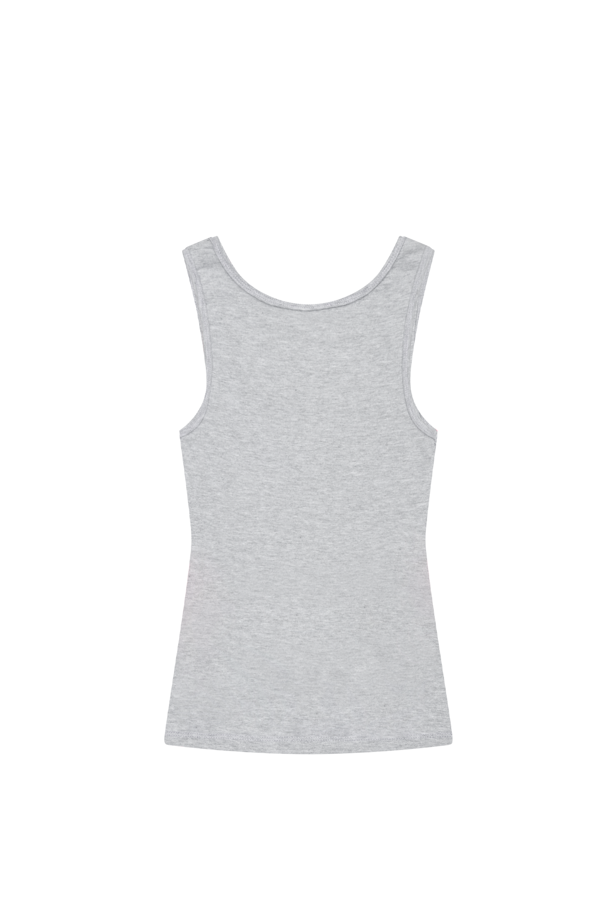 Basic Tank Top Light Grey Melange