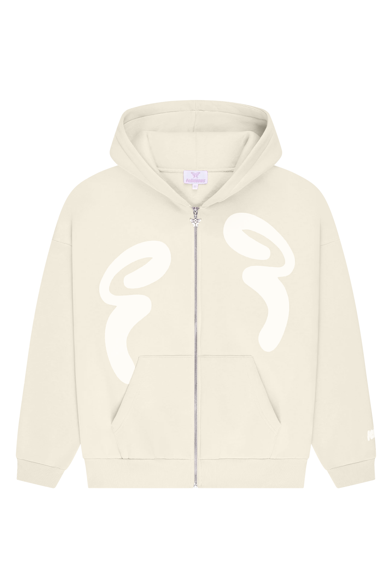 Sweatjacket Butterfly Creme