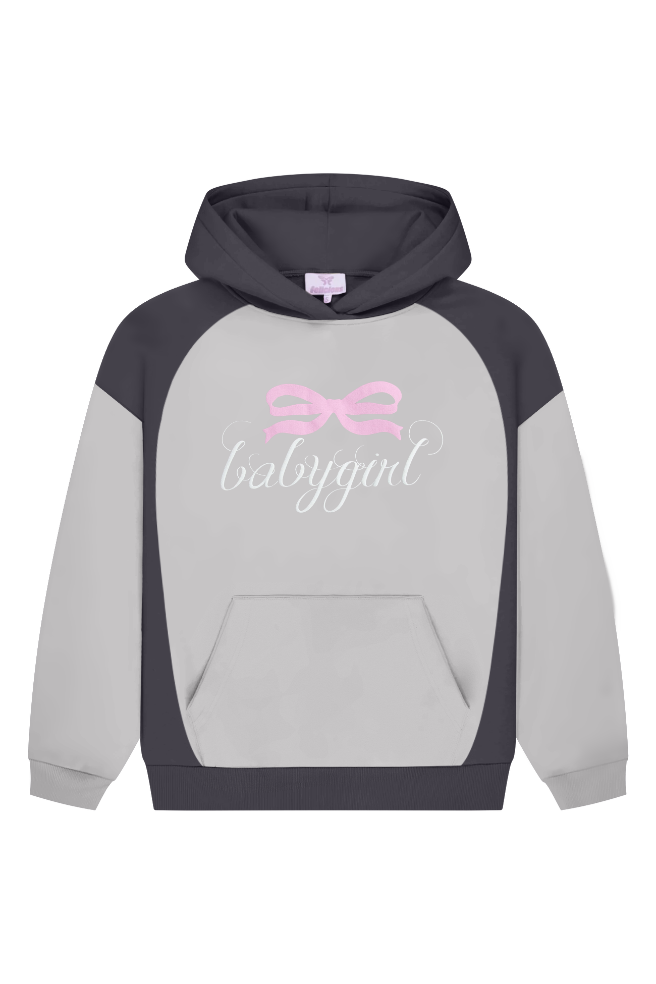 Baby Girl Hoodie Color-Block