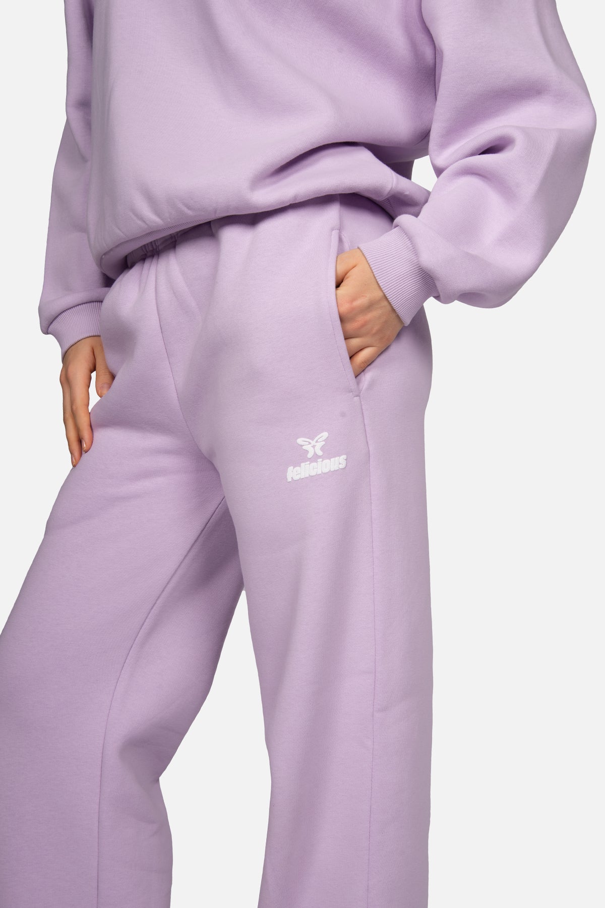 Basic Logo Sweatpants Lavender