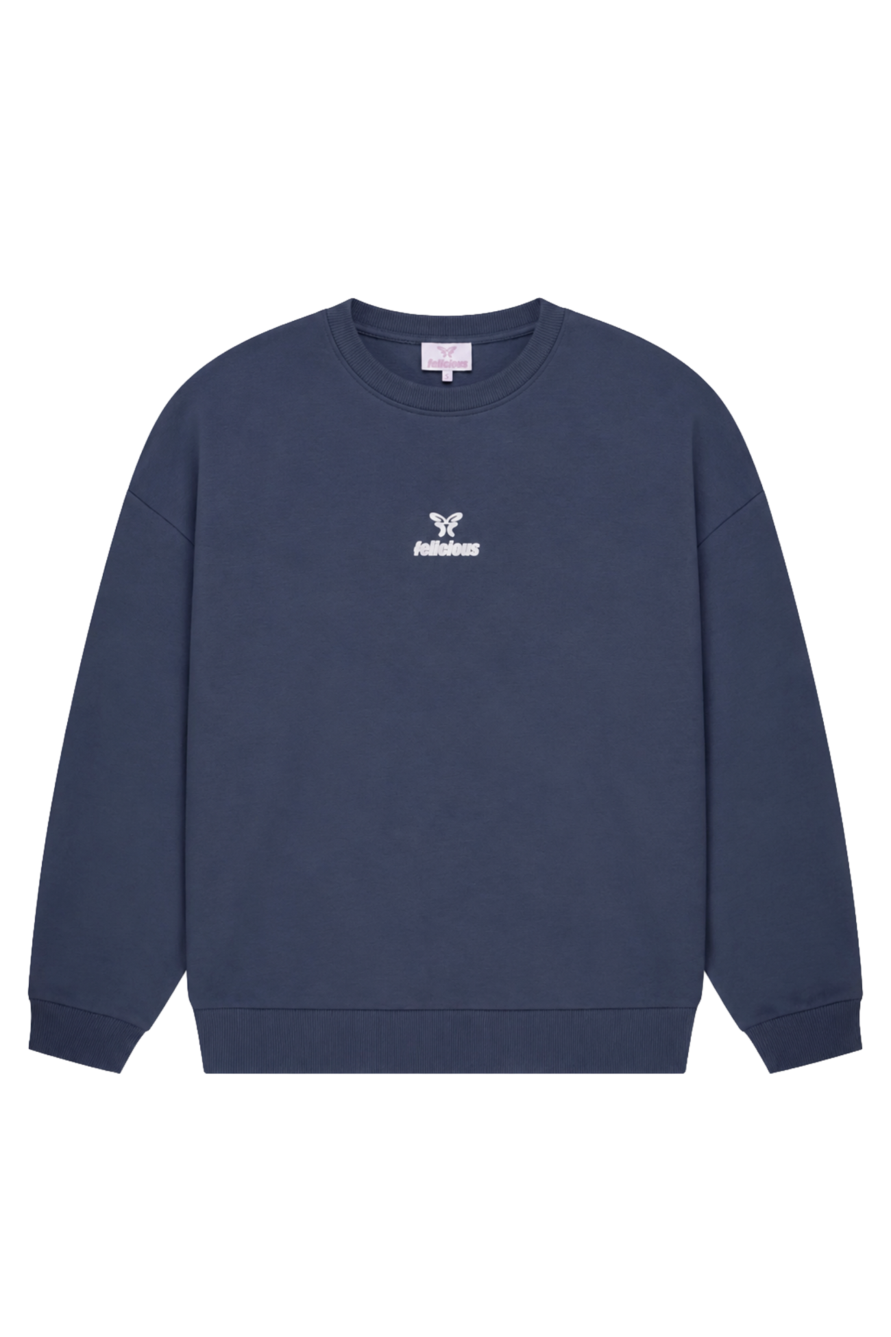 Basic Logo Crewneck Sweatshirt Stone Blue