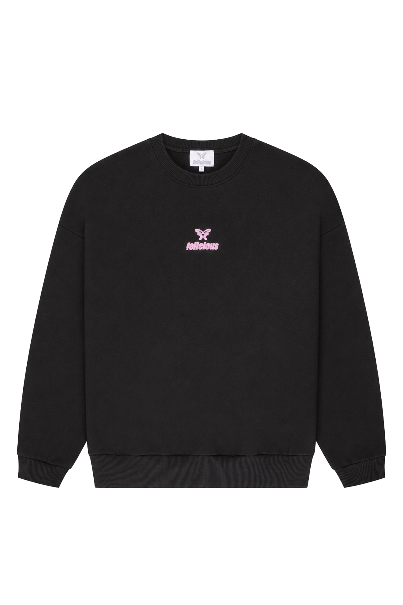 Basic Logo Crewneck Sweatshirt Black
